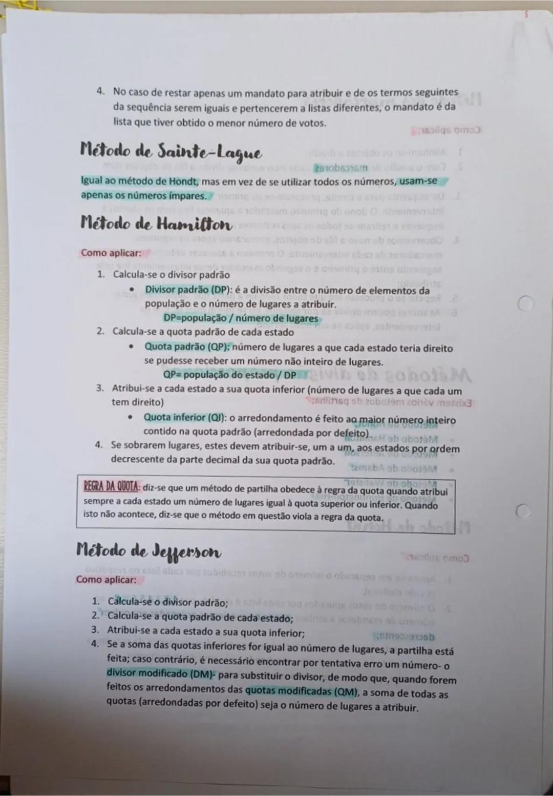 10º Ano
resumos # Teoria matemática das eleições
* Sistemas de votação
* Sistema majoritário
* Neste tipo de Sistema, podemos distinguir