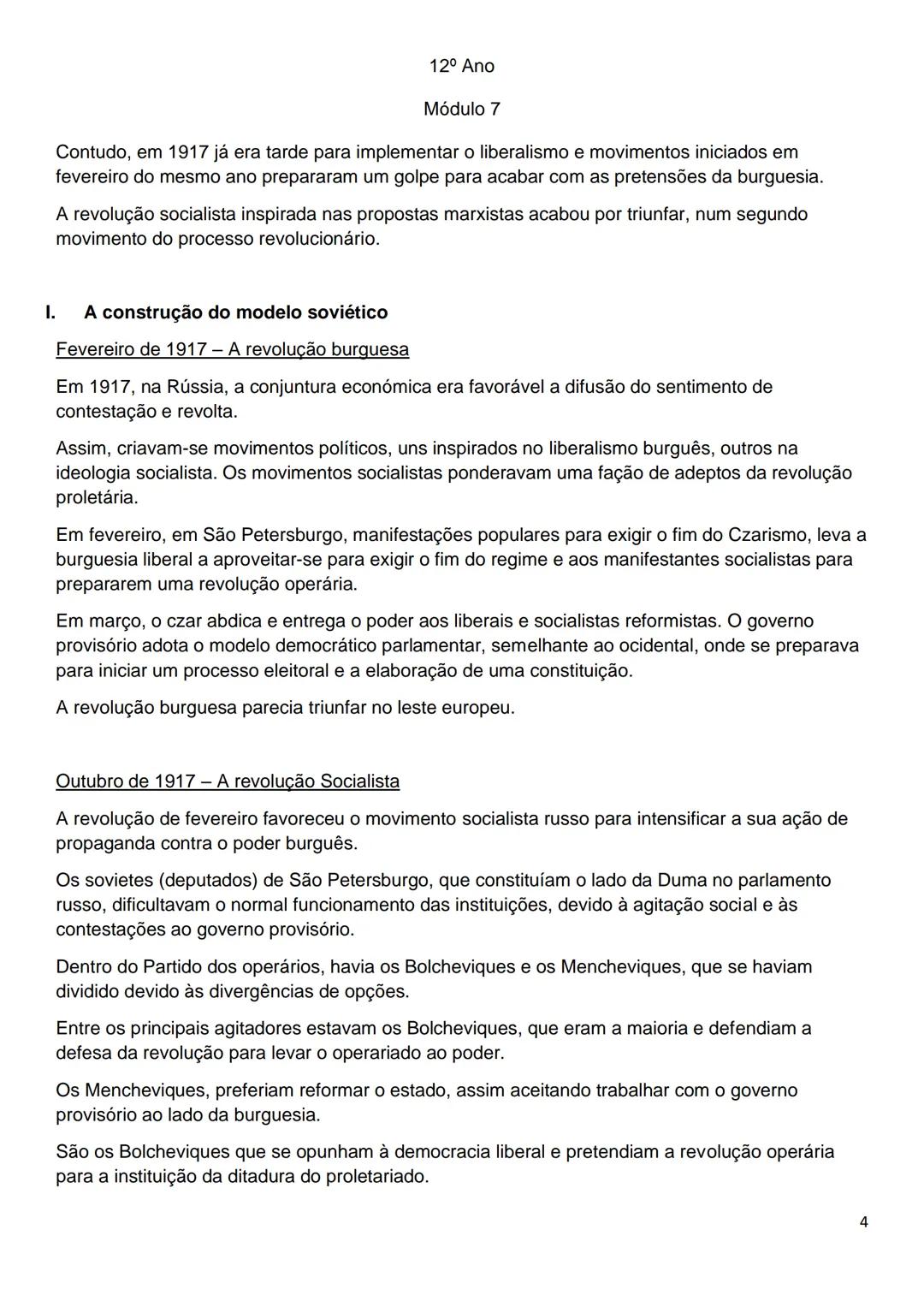 12° Ano
Módulo 7
Unidade 1
As transformações das primeiras décadas do século XX
Um novo equilíbrio global
Assinatura do armistício pela
