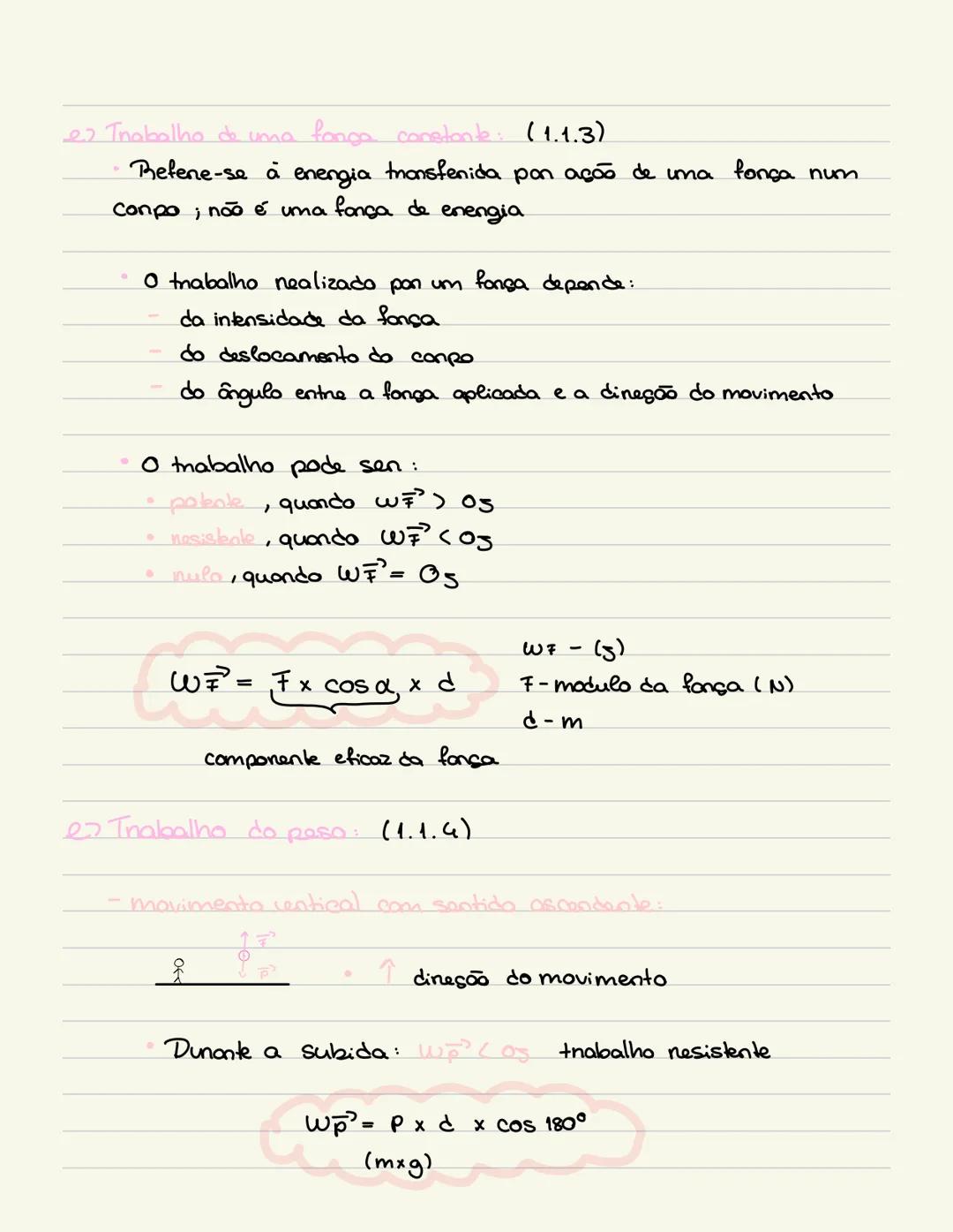 => Enengia e movimento (9º Ano):
- fangas: interações entre compos
- longa gravition ou peso:
$P=mxg$
p-peso (N) g-acælonação (9,8m/62)
m-m