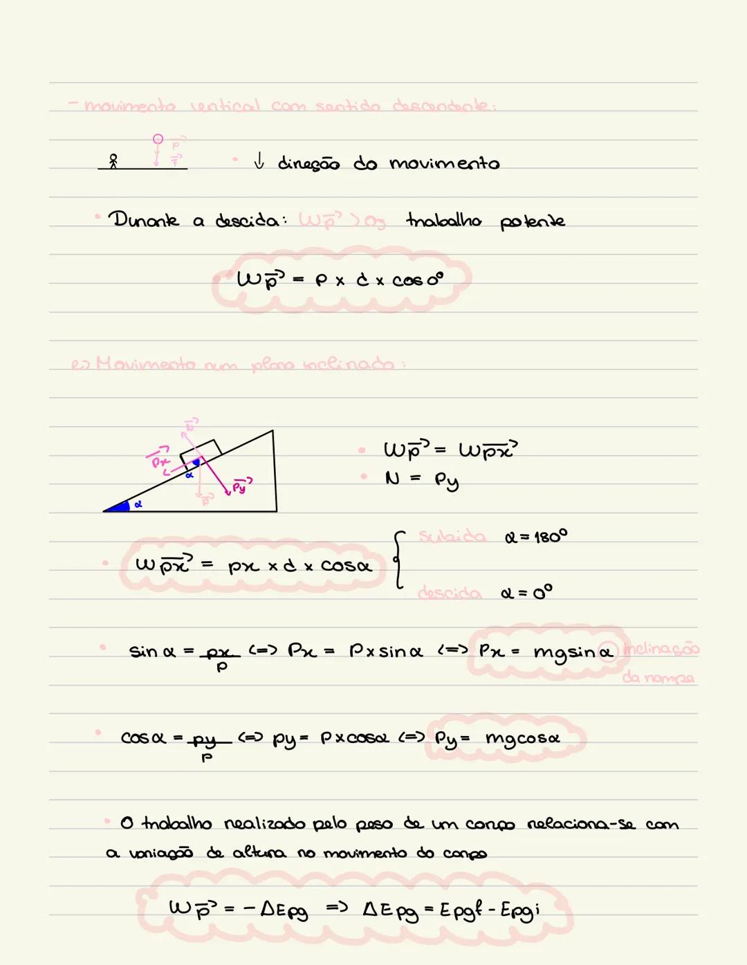 => Enengia e movimento (9º Ano):
- fangas: interações entre compos
- longa gravition ou peso:
$P=mxg$
p-peso (N) g-acælonação (9,8m/62)
m-m