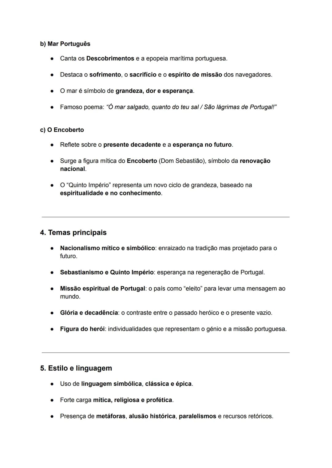 # Resumo: Mensagem, de Fernando Pessoa
Português - 12.° Ano
# 1. Sobre a Obra
- *Mensagem* é a única obra publicada em vida por Fernando