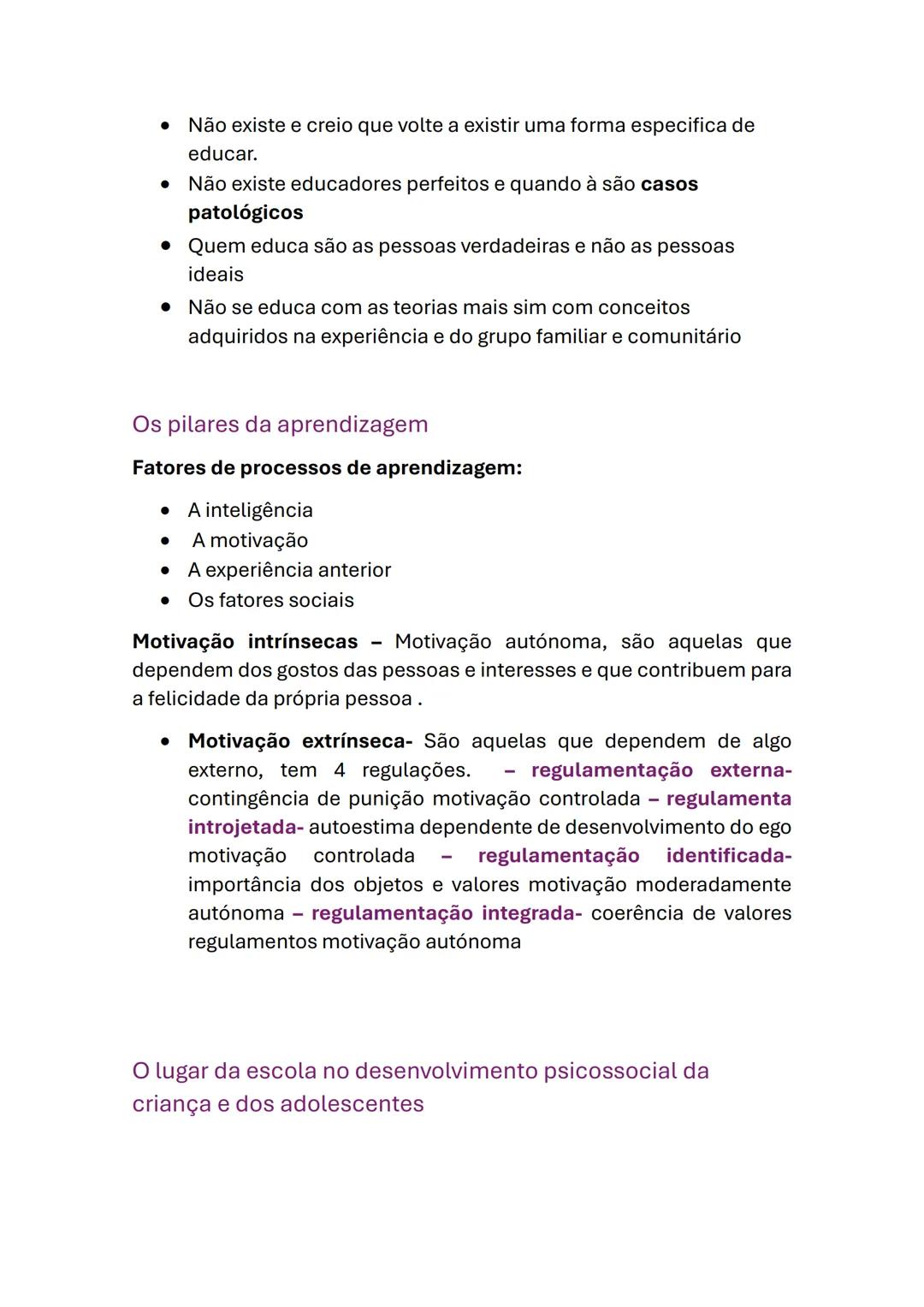 # Resumo de psicologia
Desenvolvimento humano
É o conjunto de mudanças recíprocas entre os diversos individuais em
contexto em que interag