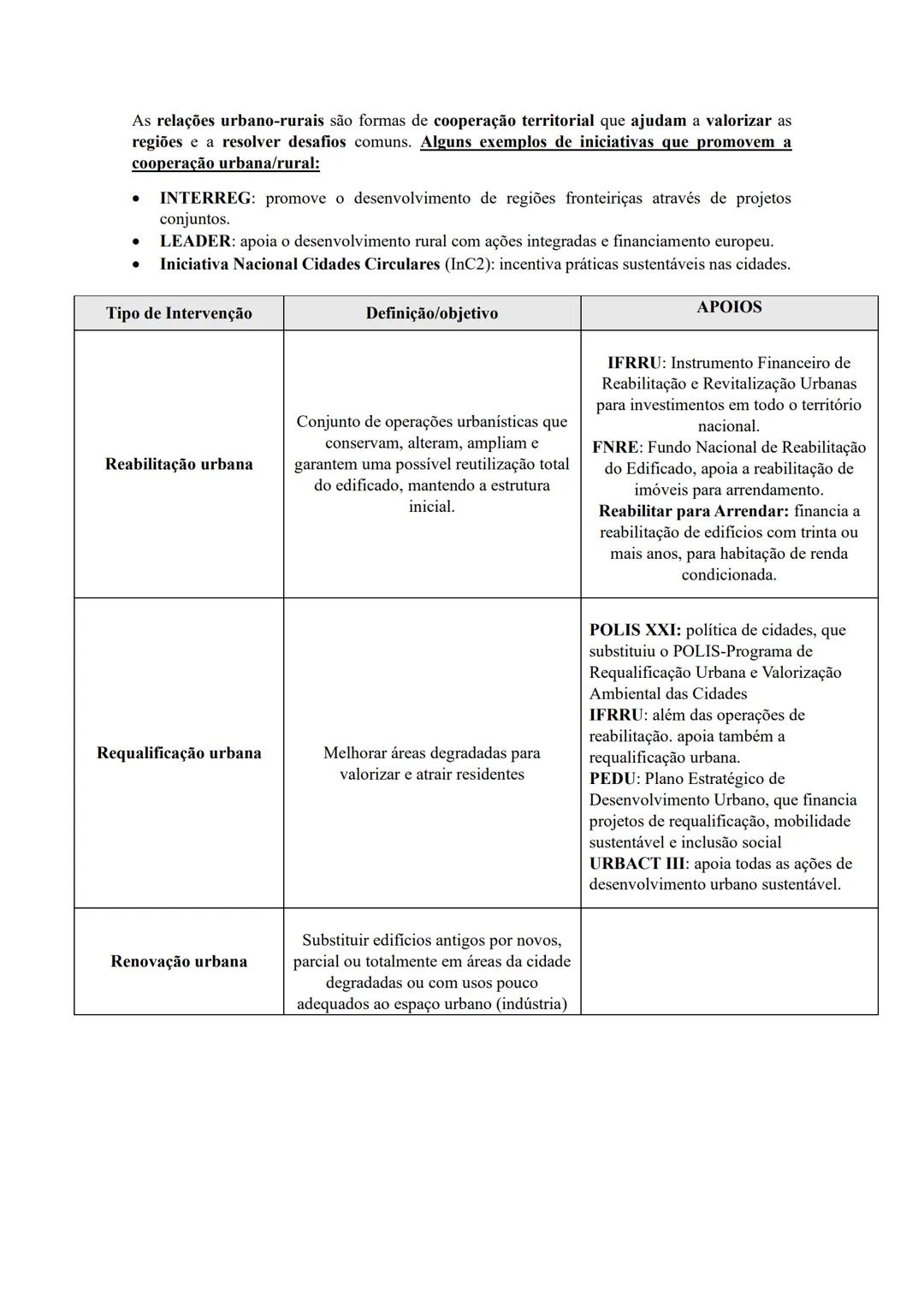 # A qualidade de vida urbana:
A qualidade de vida urbana, depende da capacidade de resposta às necessidades da população,
tais como:
* S