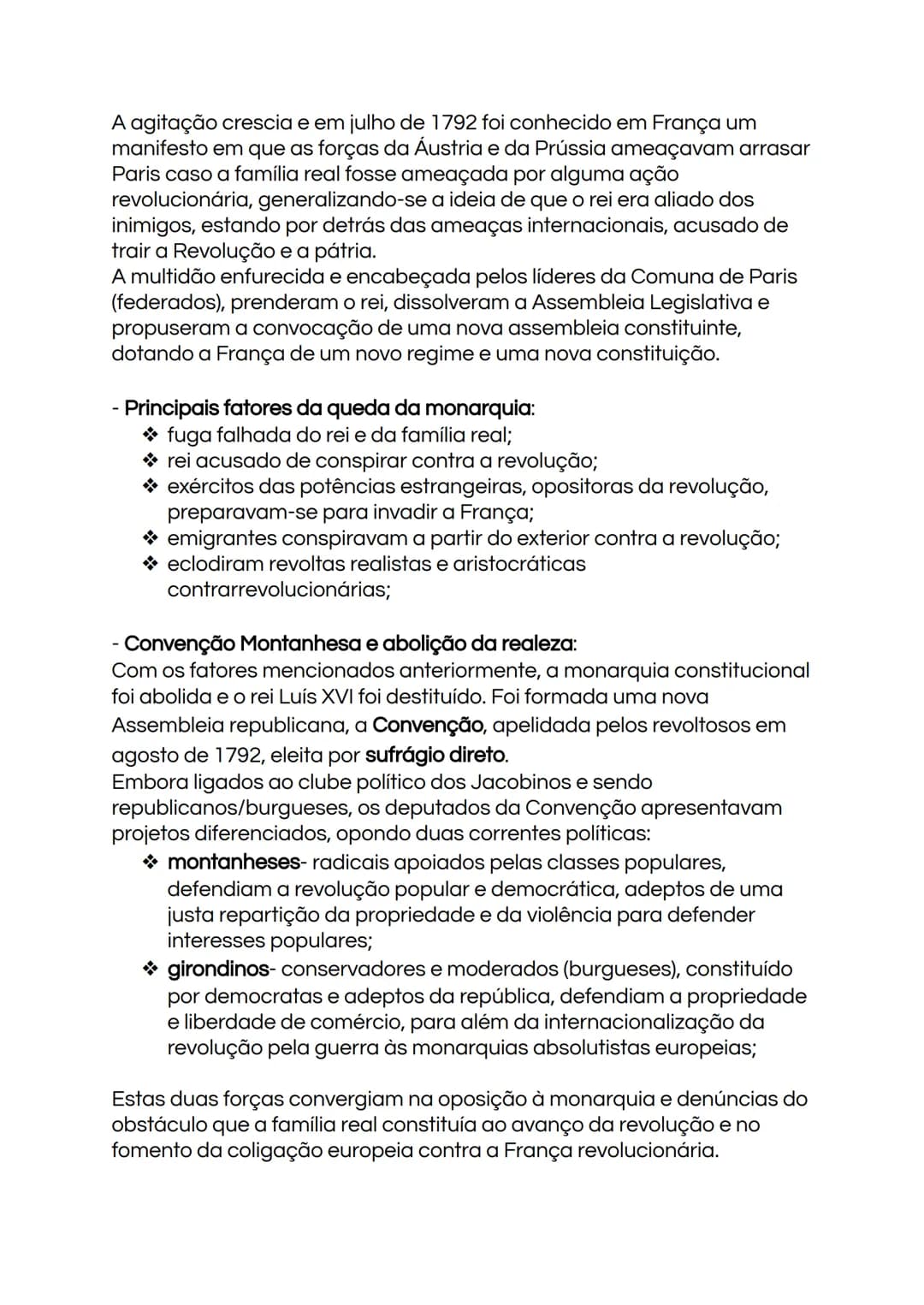 11° ano (2):
O liberalismo - ideologia e revolução, modelos e práticas nos séculos
XVIII e XIX
Revolução Francesa
A Revolução Francesa re