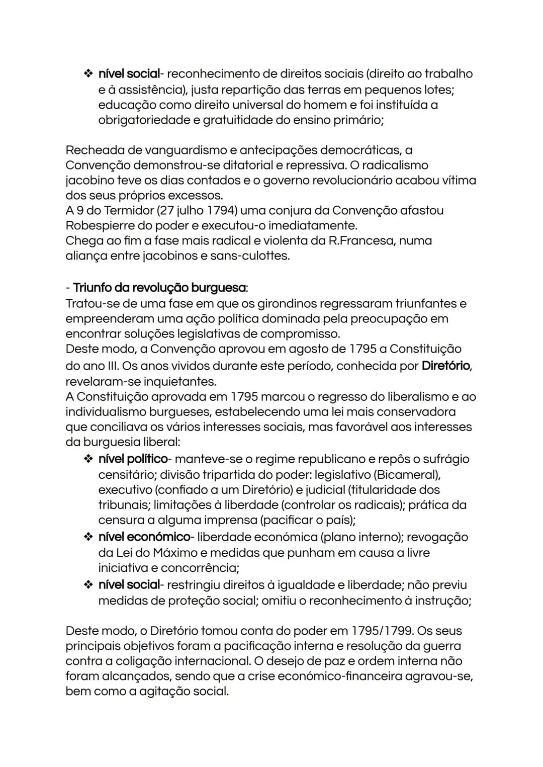 11° ano (2):
O liberalismo - ideologia e revolução, modelos e práticas nos séculos
XVIII e XIX
Revolução Francesa
A Revolução Francesa re