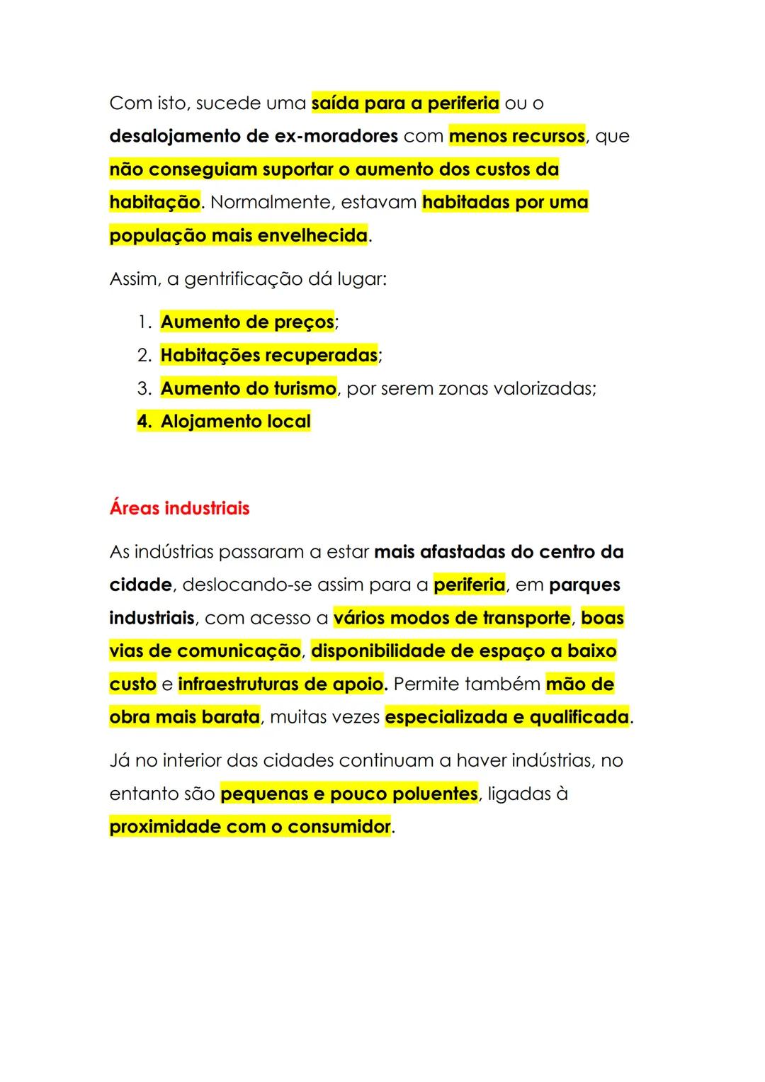 Geografia
Organização das áreas urbanas
A cidade é um espaço urbano que oferece diversas
funções, como:
➤ comercial/serviços
➤ residenci