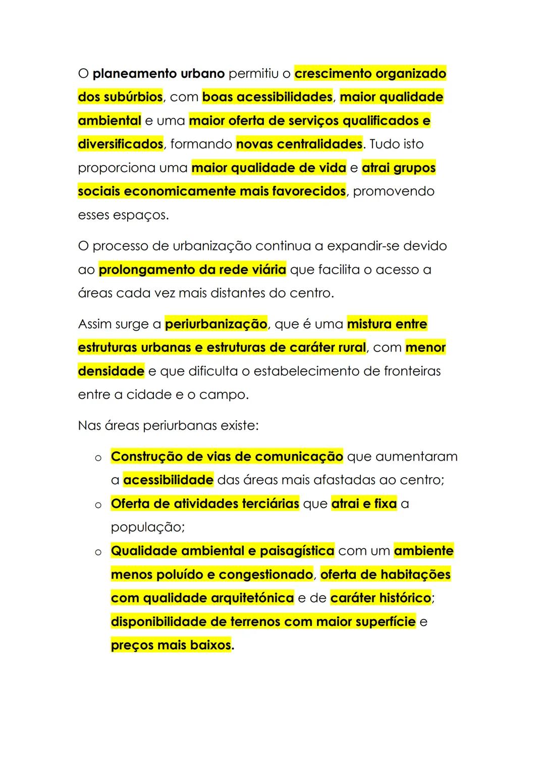 Geografia
Organização das áreas urbanas
A cidade é um espaço urbano que oferece diversas
funções, como:
➤ comercial/serviços
➤ residenci