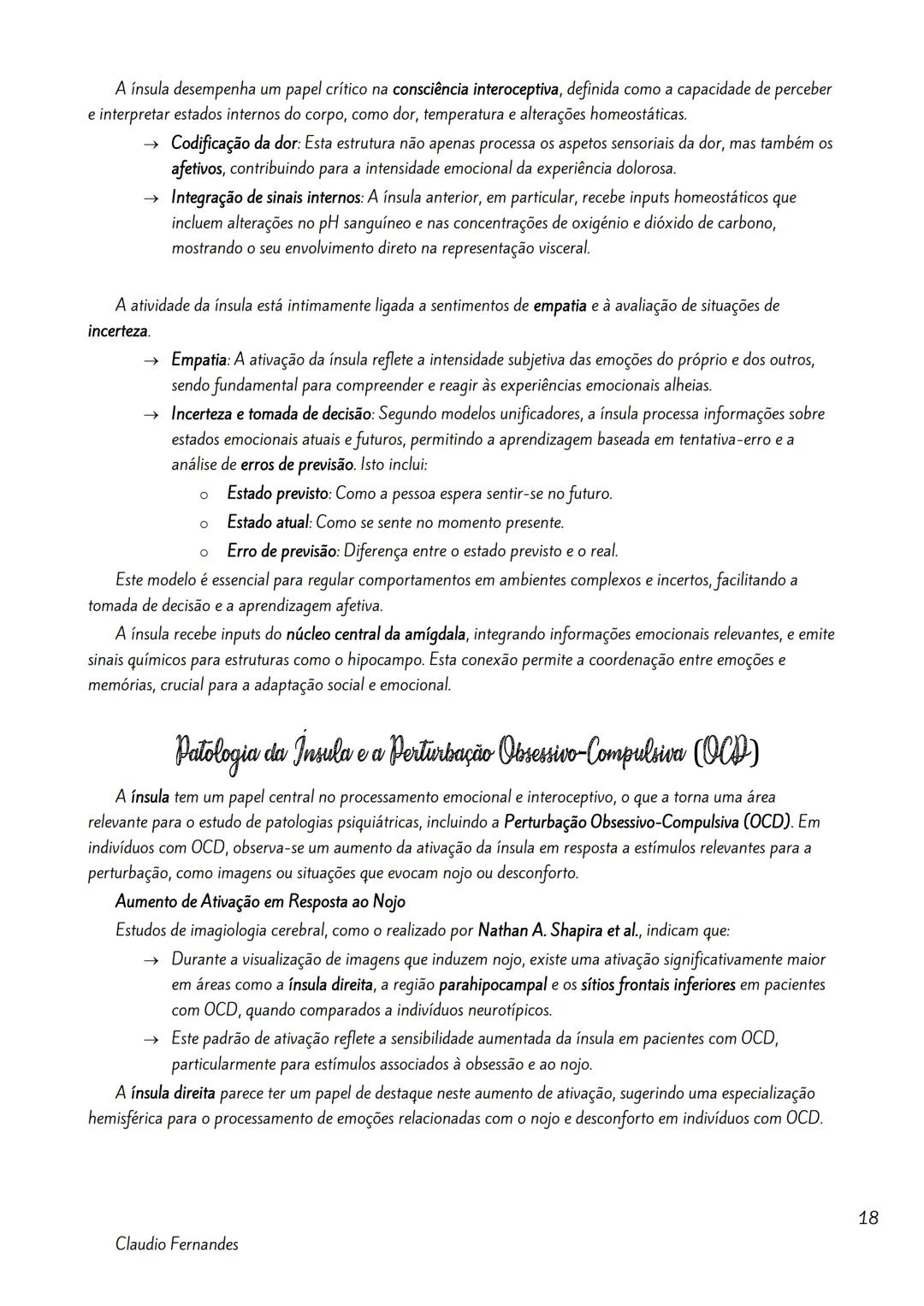 --- OCR Start ---
Bases neurobiológicas das emoções
Índice
Neuroanatomia Funcional da Emoção.
2
Amigdala
2
As Emoções e a Formulação do Circ