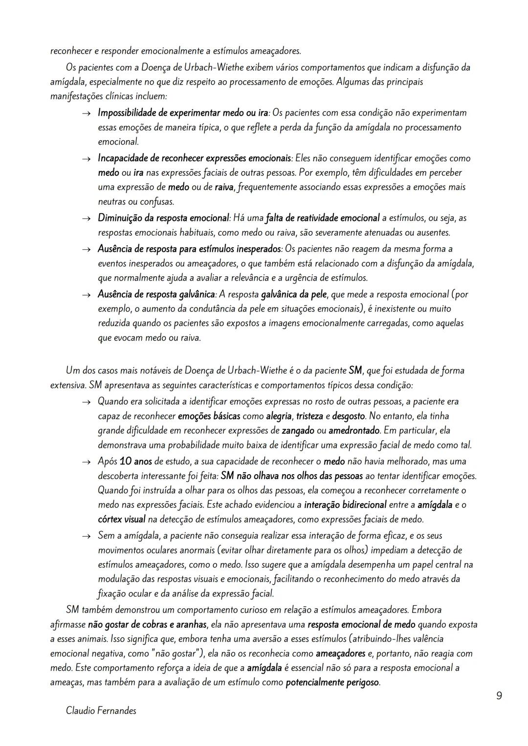 --- OCR Start ---
Bases neurobiológicas das emoções
Índice
Neuroanatomia Funcional da Emoção.
2
Amigdala
2
As Emoções e a Formulação do Circ