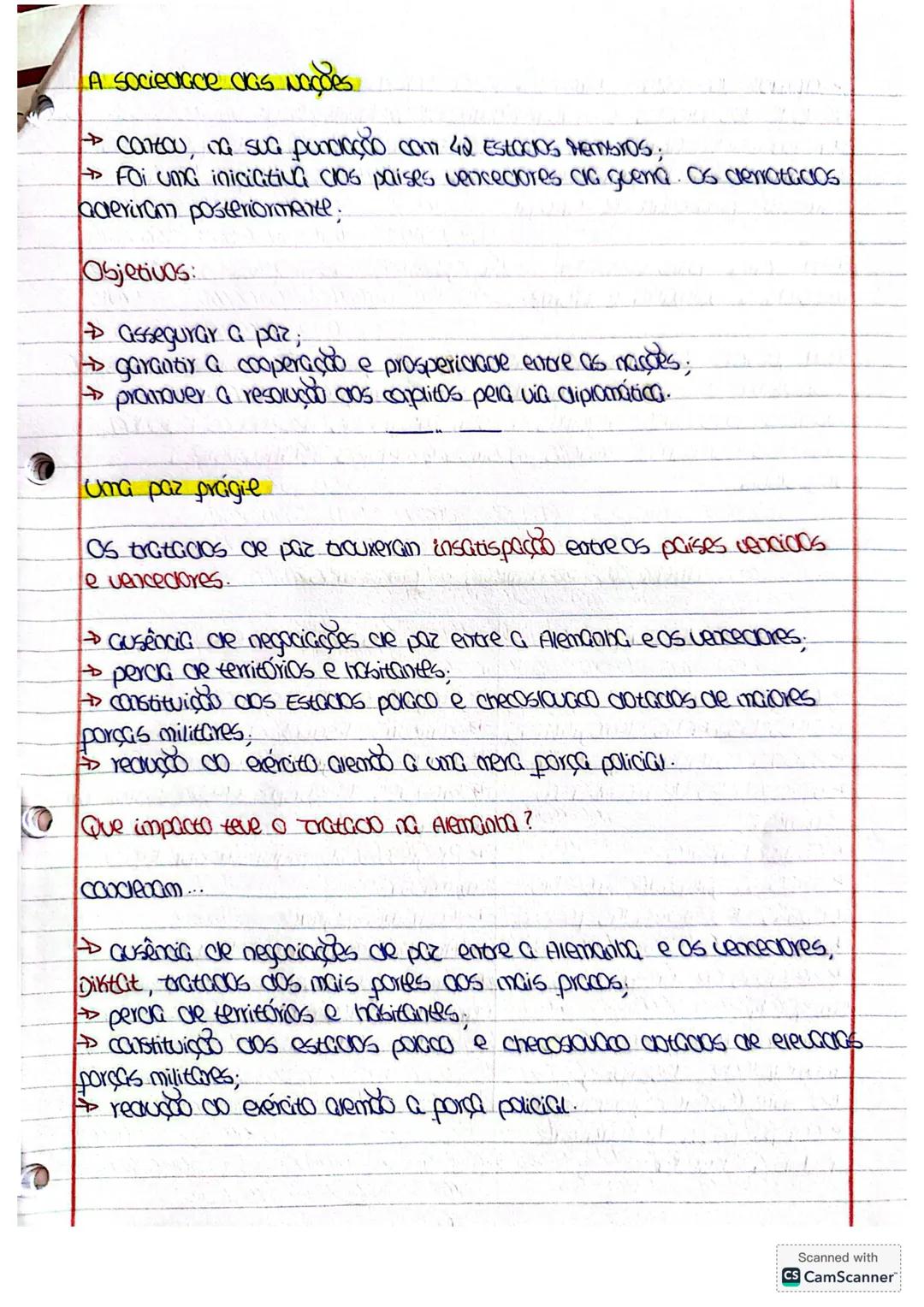 # História
As transpormações das primeiras
ClécaoNG do século XX
Primeira querra Mundial (1914-1918)
Aliacios: Sérvia, França, Gra- Breta