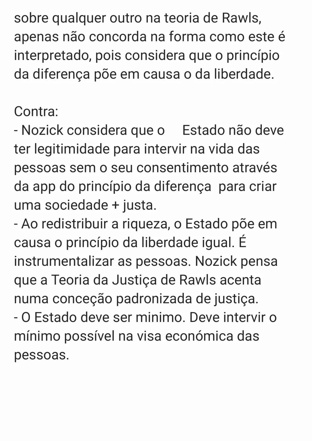 Formular o problema da organização de uma
sociedade justa e indicar as teorias que lhe
procuram dar resposta;
Problema: "Como organizar uma