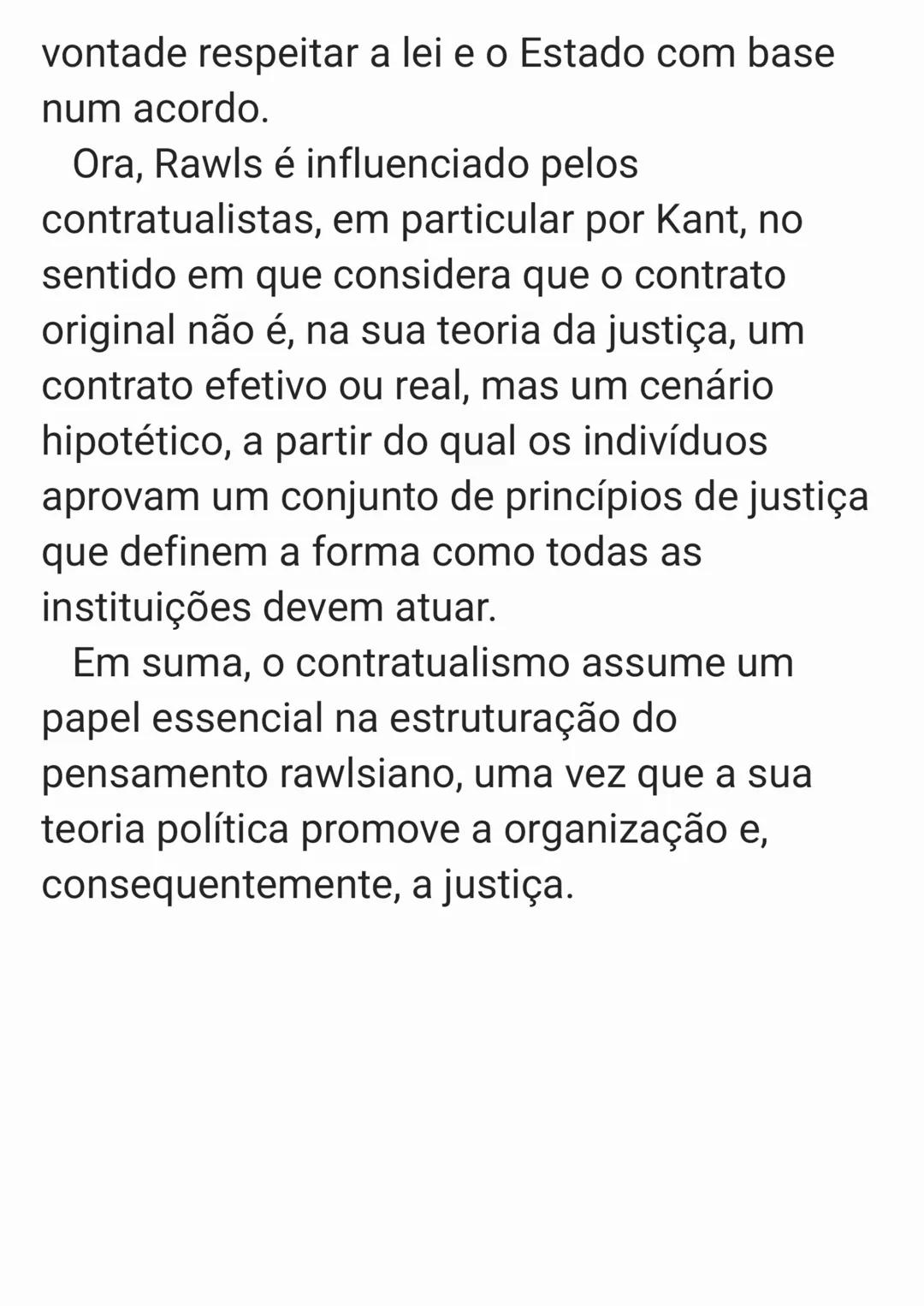 Formular o problema da organização de uma
sociedade justa e indicar as teorias que lhe
procuram dar resposta;
Problema: "Como organizar uma