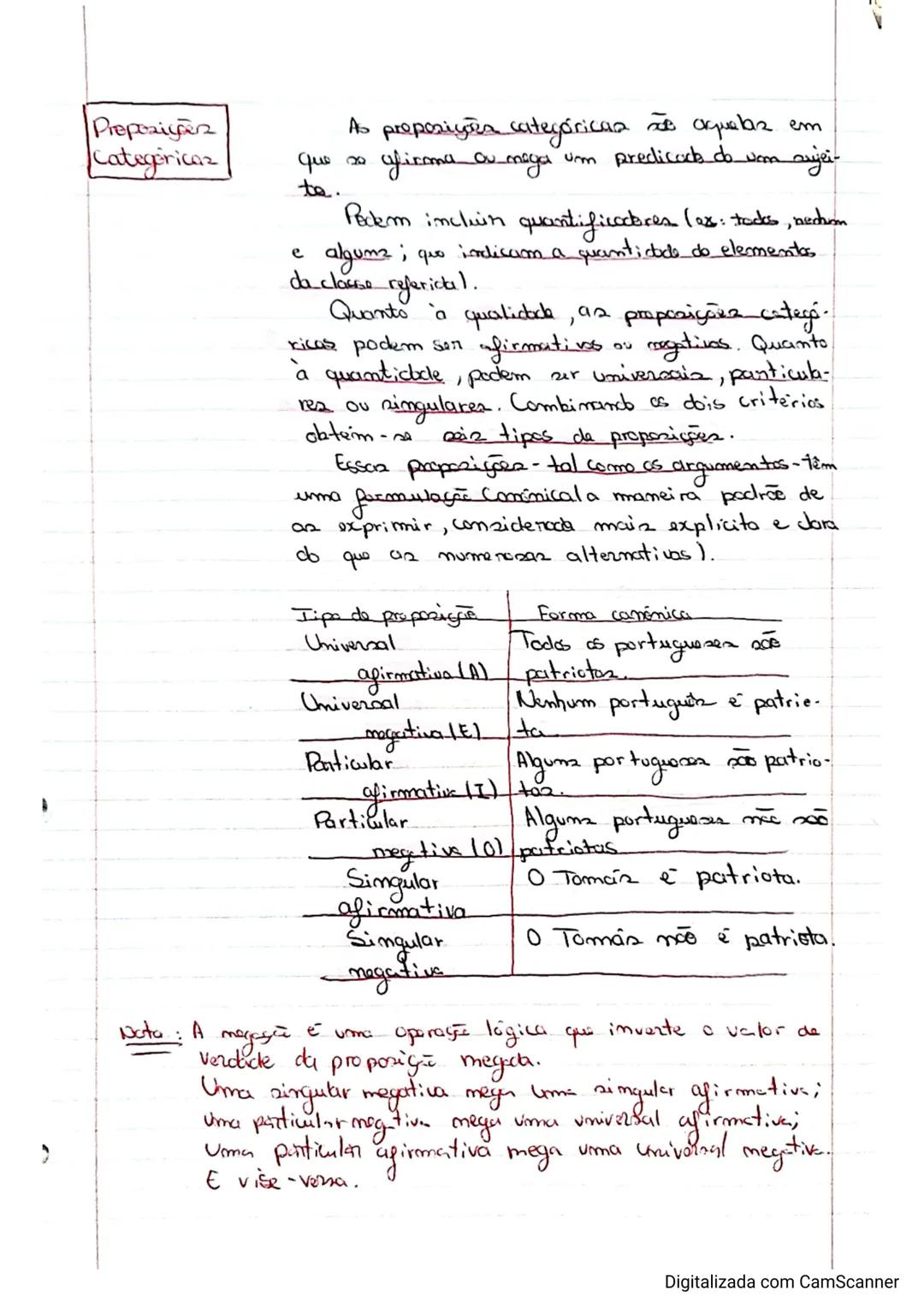 --- OCR Start ---
Prepoziyas
Categóricaz
As prepoziya categóricas e aquelaz em
que so firma av maga um predicace do vam arjei
te.
Pecem incl