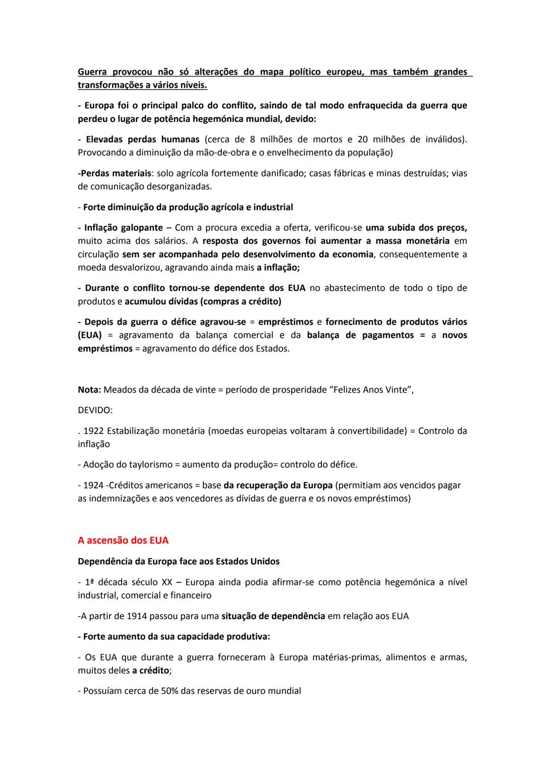 # UM NOVO EQUILÍBRIO GLOBAL
- 1ª Guerra Mundial (1914/1918)
- Assinatura do Armistício pela Alemanha (11 de novembro de 1918)
- Conferênc