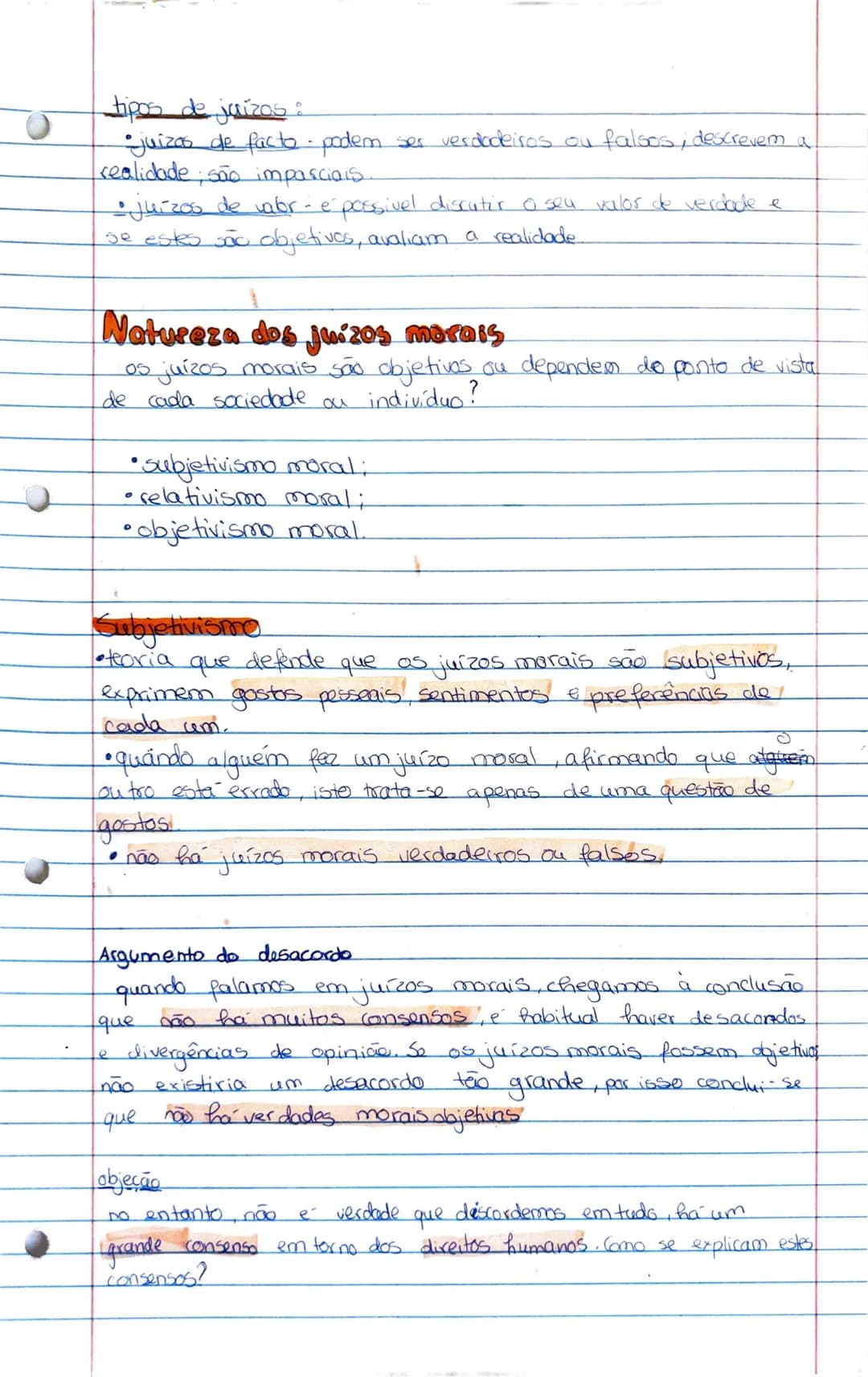 σ
tipos de juízos:
* juizas de facto podem ser verdadeiros ou falsos, descrevem a
realidade; são imparciais.
* juízos de vabre possivel