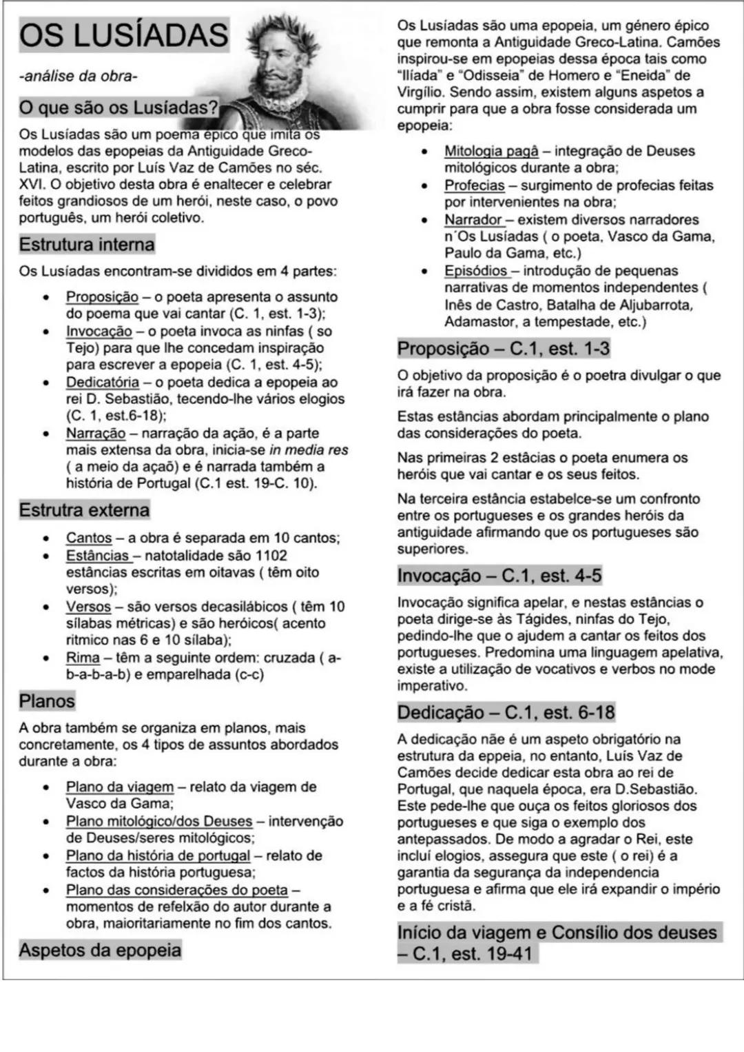 ## OS LUSÍADAS
-análise da obra-
## O que são os Lusíadas?
Os Lusíadas são um poema épico que imita os modelos das epopeias da Antiguidade