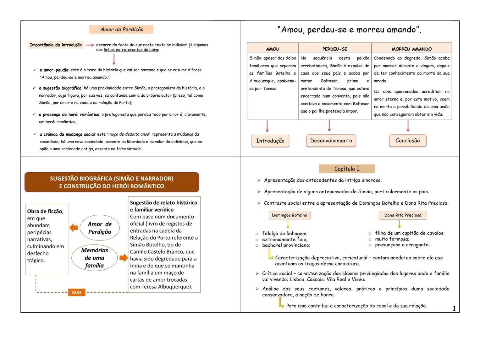 ➤ Relação fria entre o casal - Domingos Botelho é submisso à mulher pois acha-se inferior.
↓
Episódio final
• relato de breves episódios
