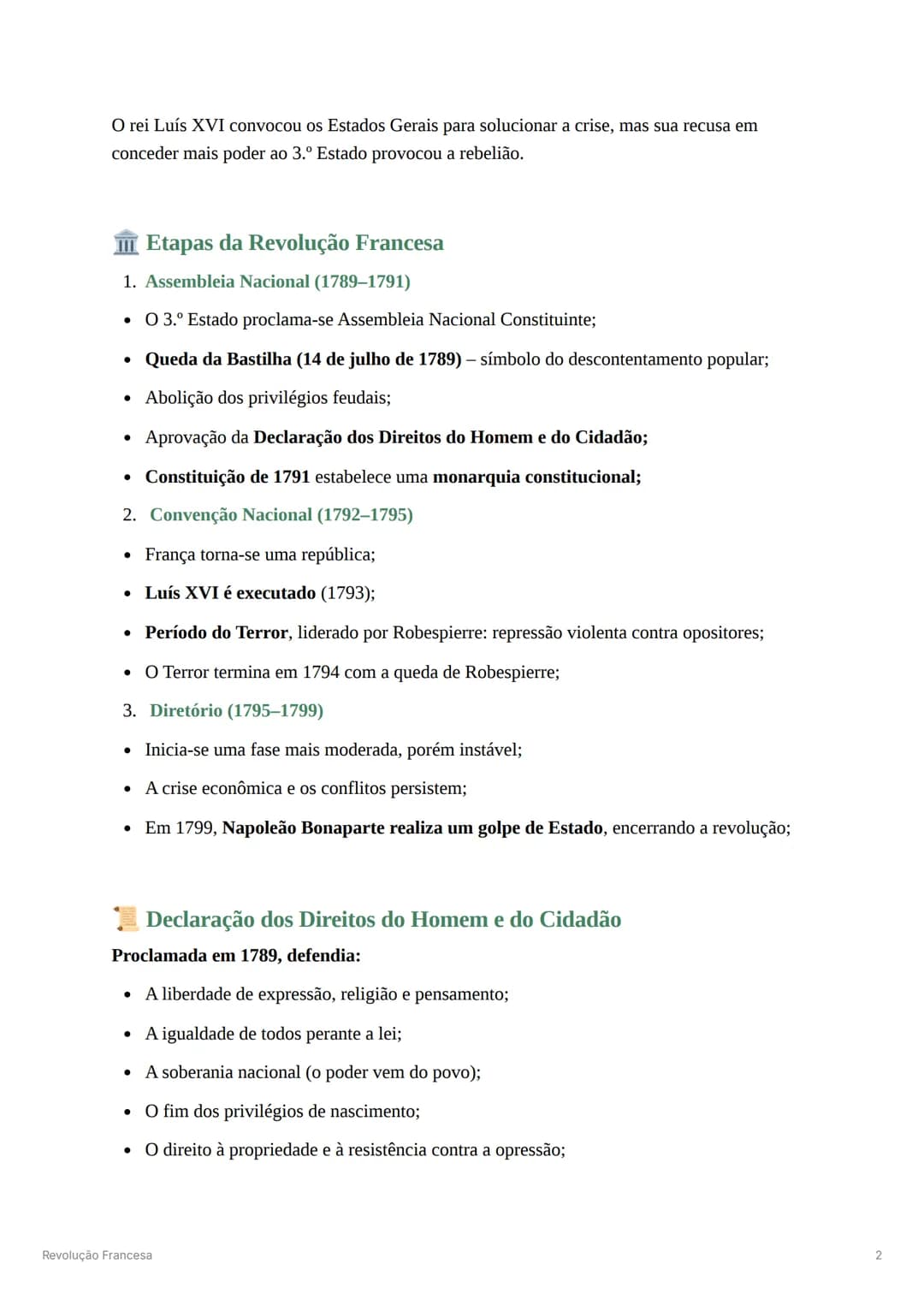 # Revolução Francesa
## O que foi?
A Revolução Francesa foi um movimento político, social e econômico ocorrido em França
entre 1789 e 1799