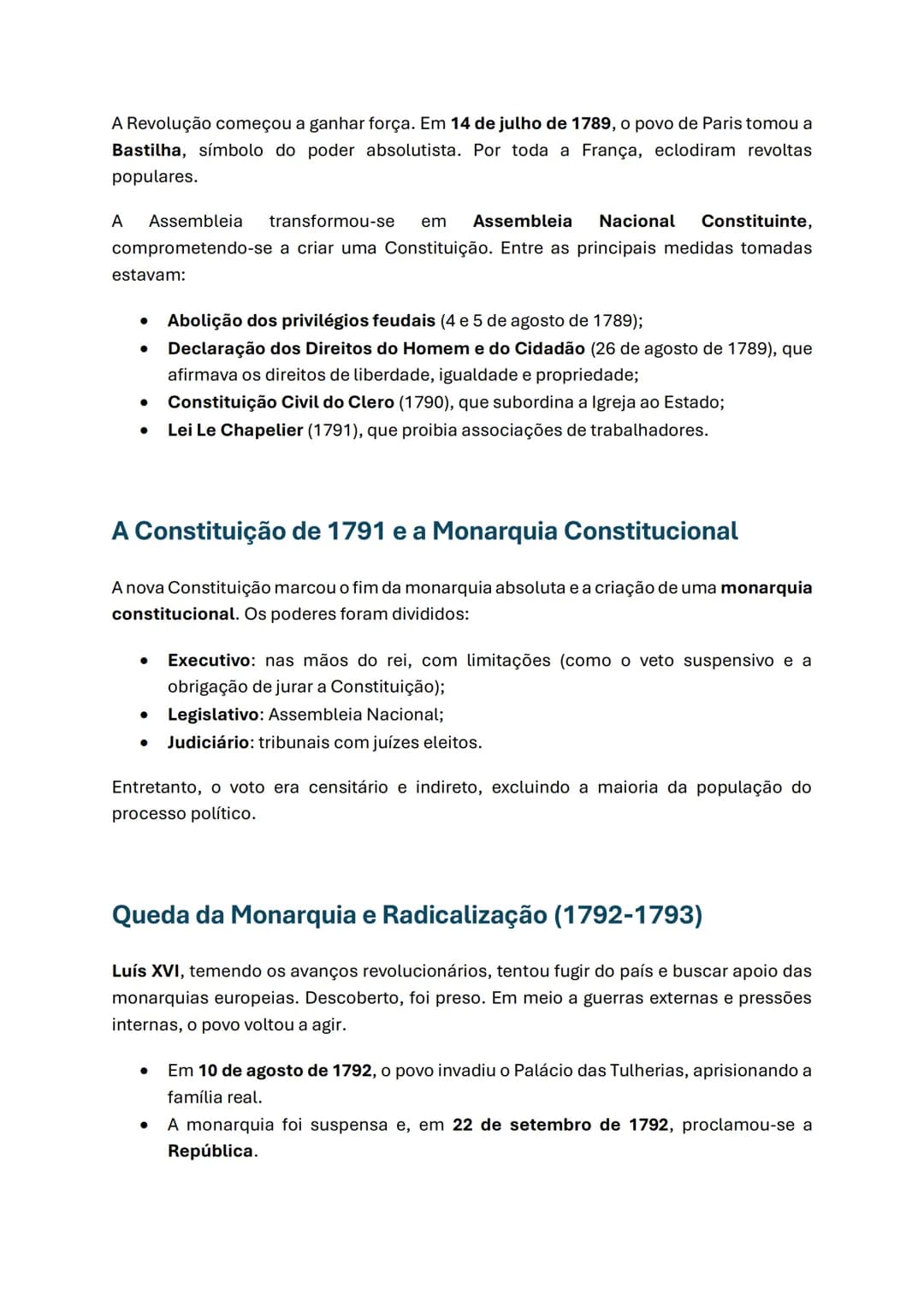 Contexto:
Política
Revolução Francesa
A França vivia sob um regime de monarquia absoluta, em que o rei concentrava todos os
poderes e gov