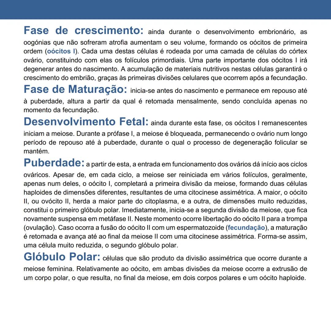# Gametogénese Humana
Página 11 a 20
Fertilidade Humana: capacidade de conceber e originar filhos.
Dimorfismo Sexual: existência de caracte