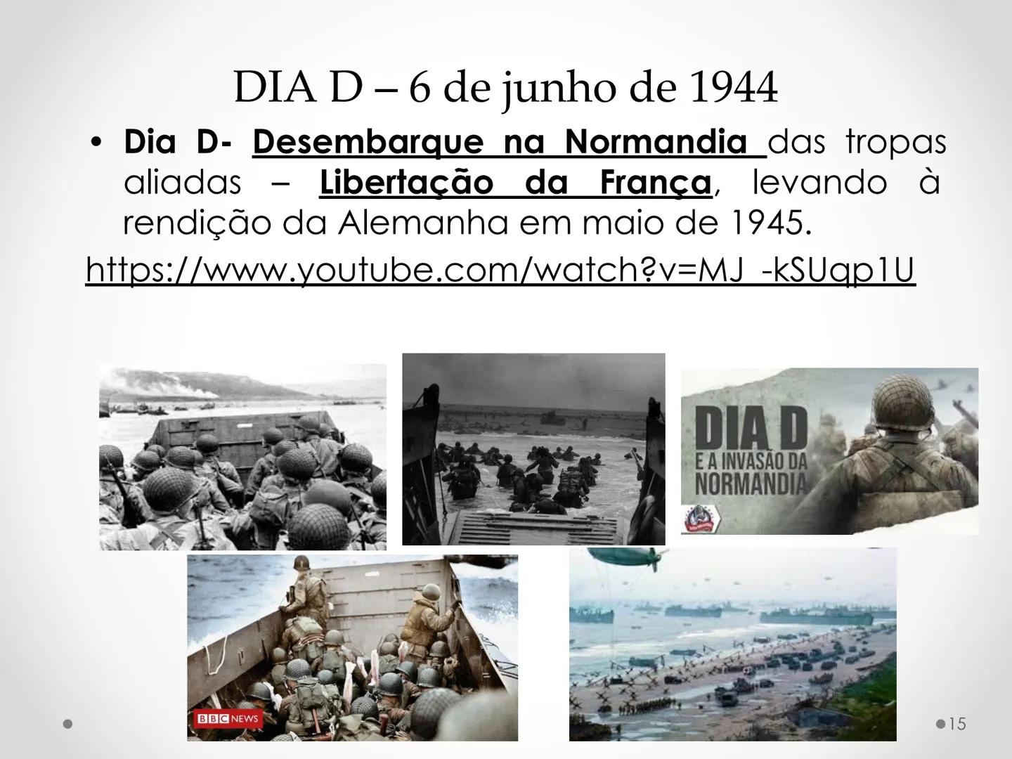 # 2.ª Guerra Mundial
1939-1945 # Os antecedentes da 2.ª Guerra Mundial
AE 1 Relacionar a 2.ª Guerra Mundial com o expansionismo das ditad