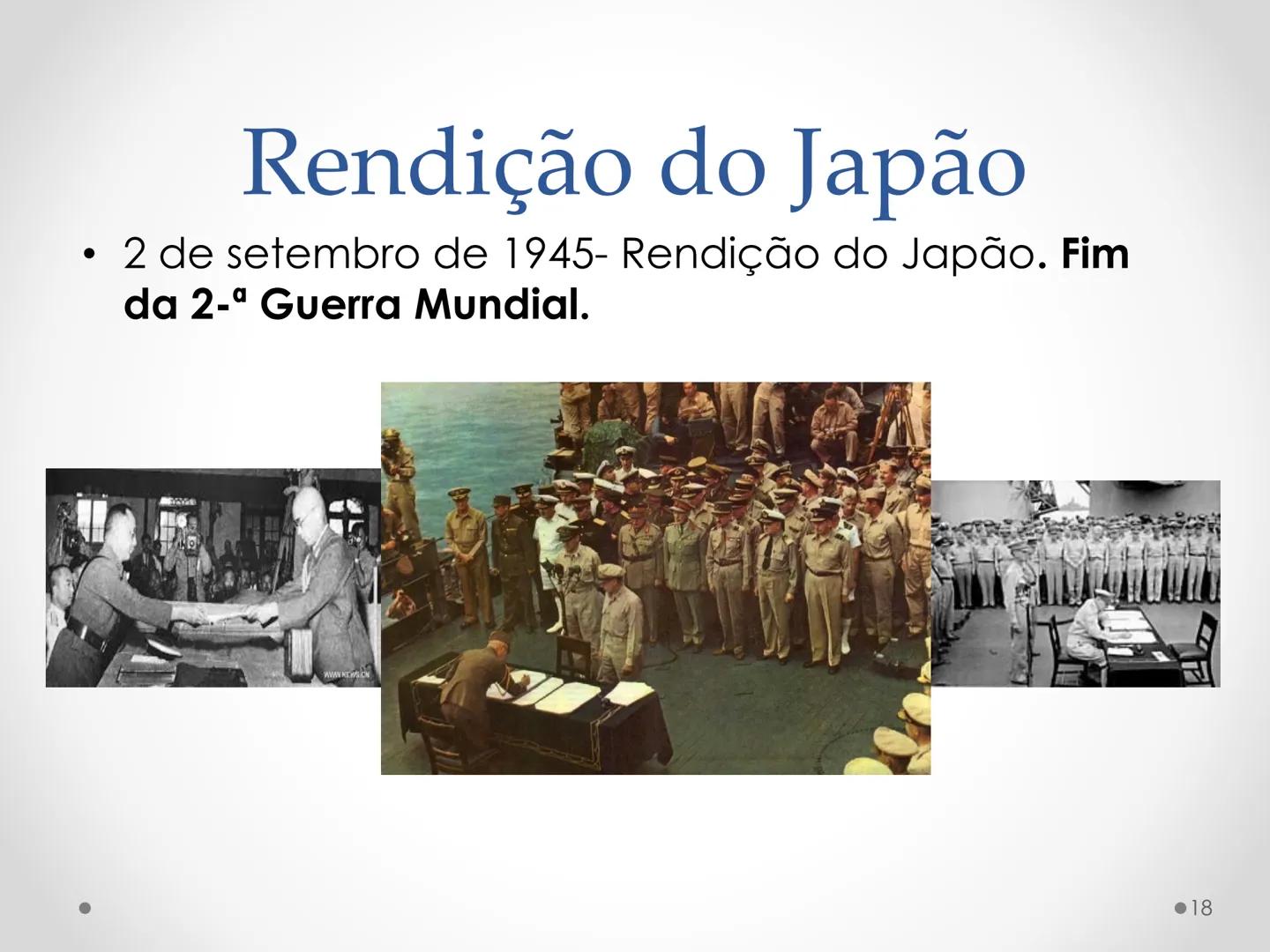 # 2.ª Guerra Mundial
1939-1945 # Os antecedentes da 2.ª Guerra Mundial
AE 1 Relacionar a 2.ª Guerra Mundial com o expansionismo das ditad
