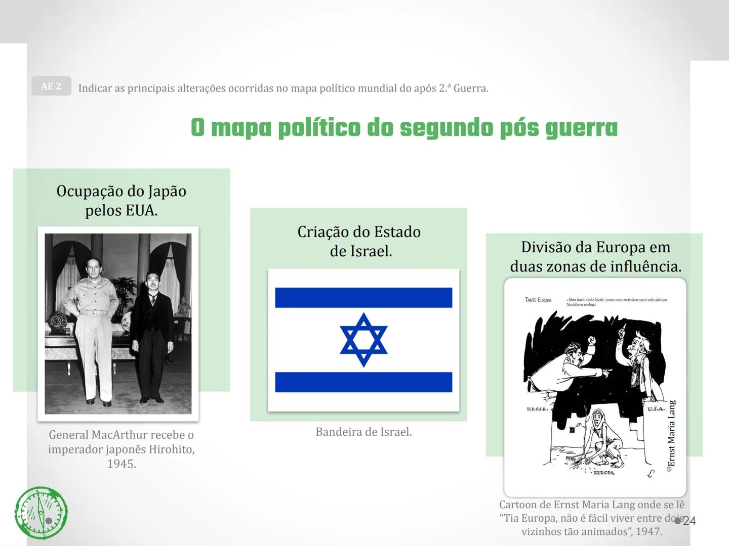 # 2.ª Guerra Mundial
1939-1945 # Os antecedentes da 2.ª Guerra Mundial
AE 1 Relacionar a 2.ª Guerra Mundial com o expansionismo das ditad