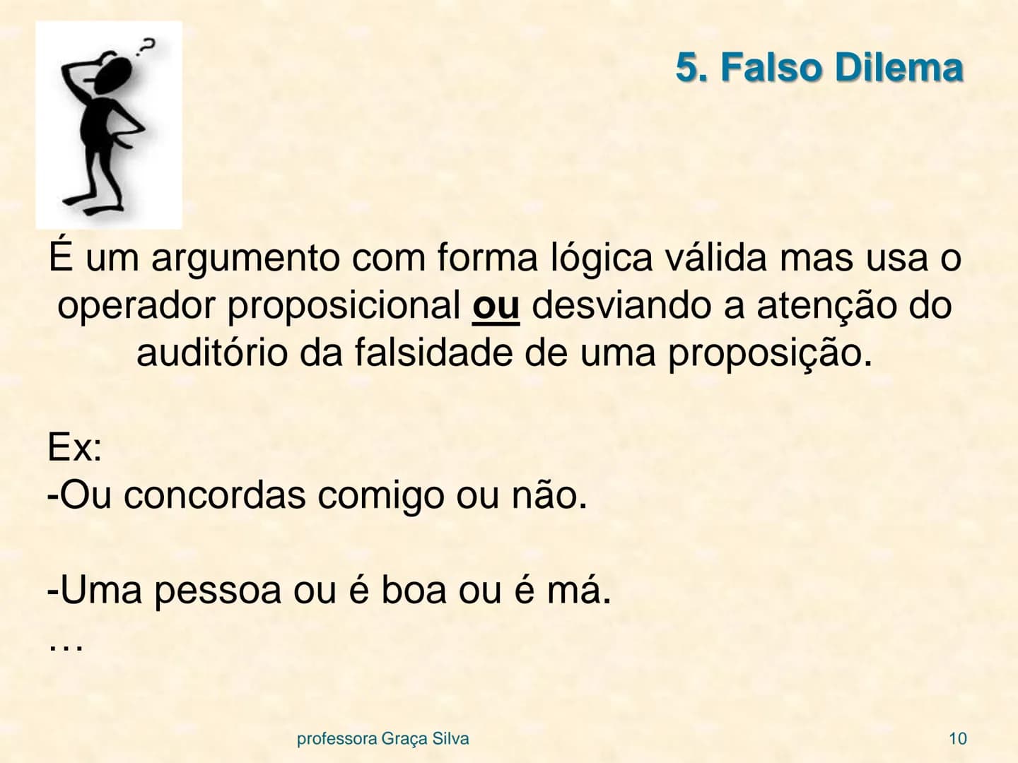 # Argumentos não dedutivos
e falácias informais
Uma falácia é um argumento que parece cogente mas
não é. Pode ser falacioso por três razões