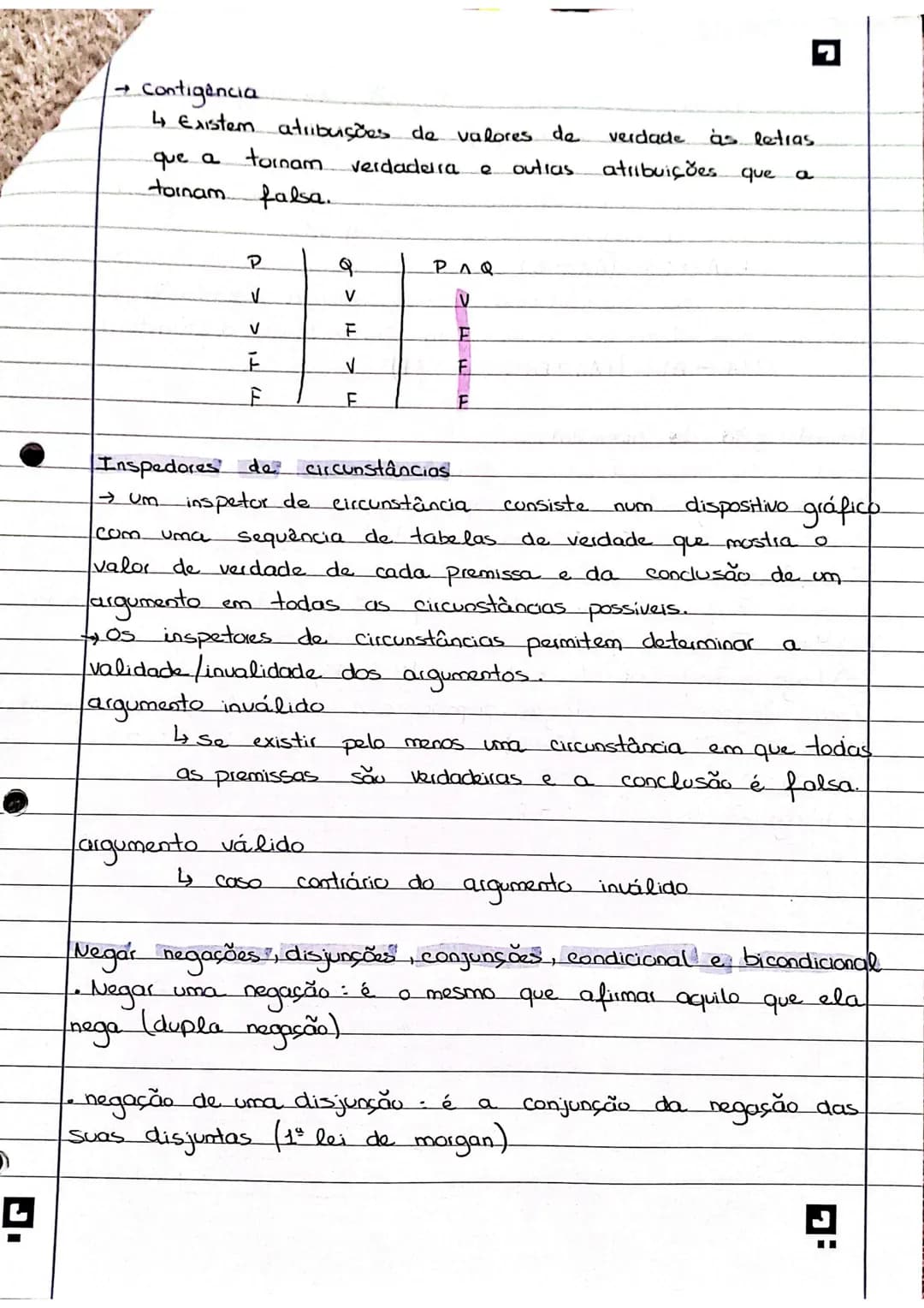 # LÓGICA
Operadores vero funcionais da lógica proposicional:
* Negação usamos o simbolo $\neg$ para substitur a expressão "não" Inverte