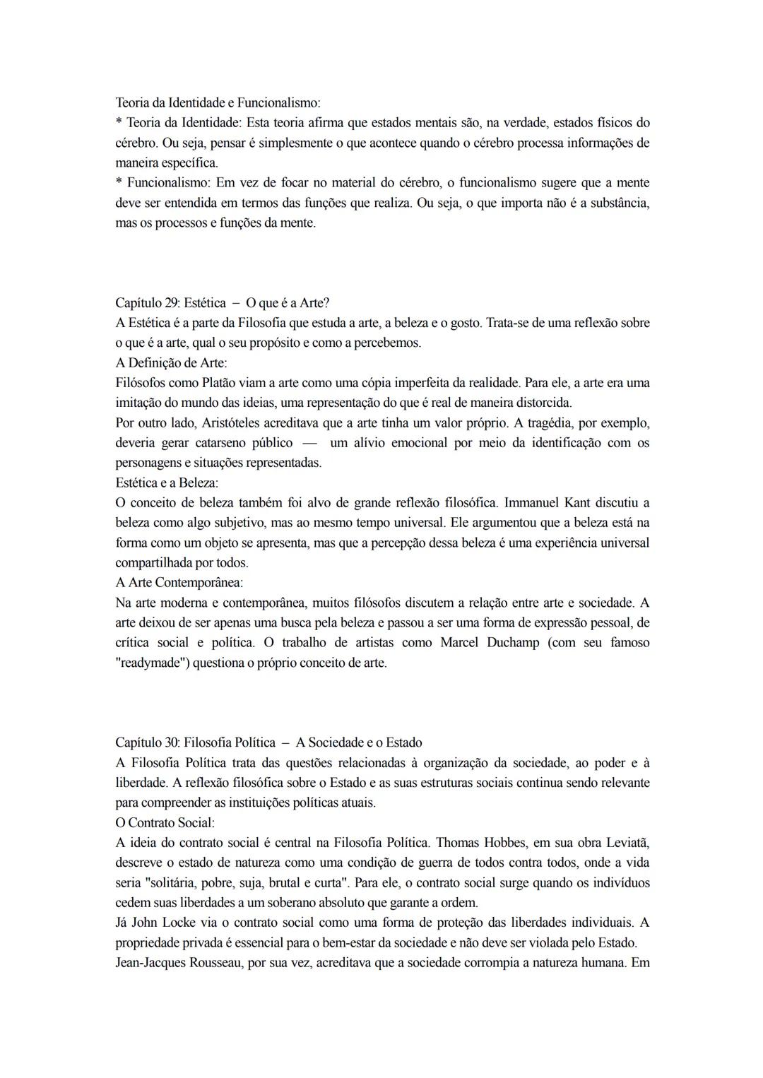 # Resumo Detalhado de Filosofia 10.° Ano
Capítulo 1: O que é a Filosofia
A Filosofia é uma forma especial de pensar. Não se limita a aceit