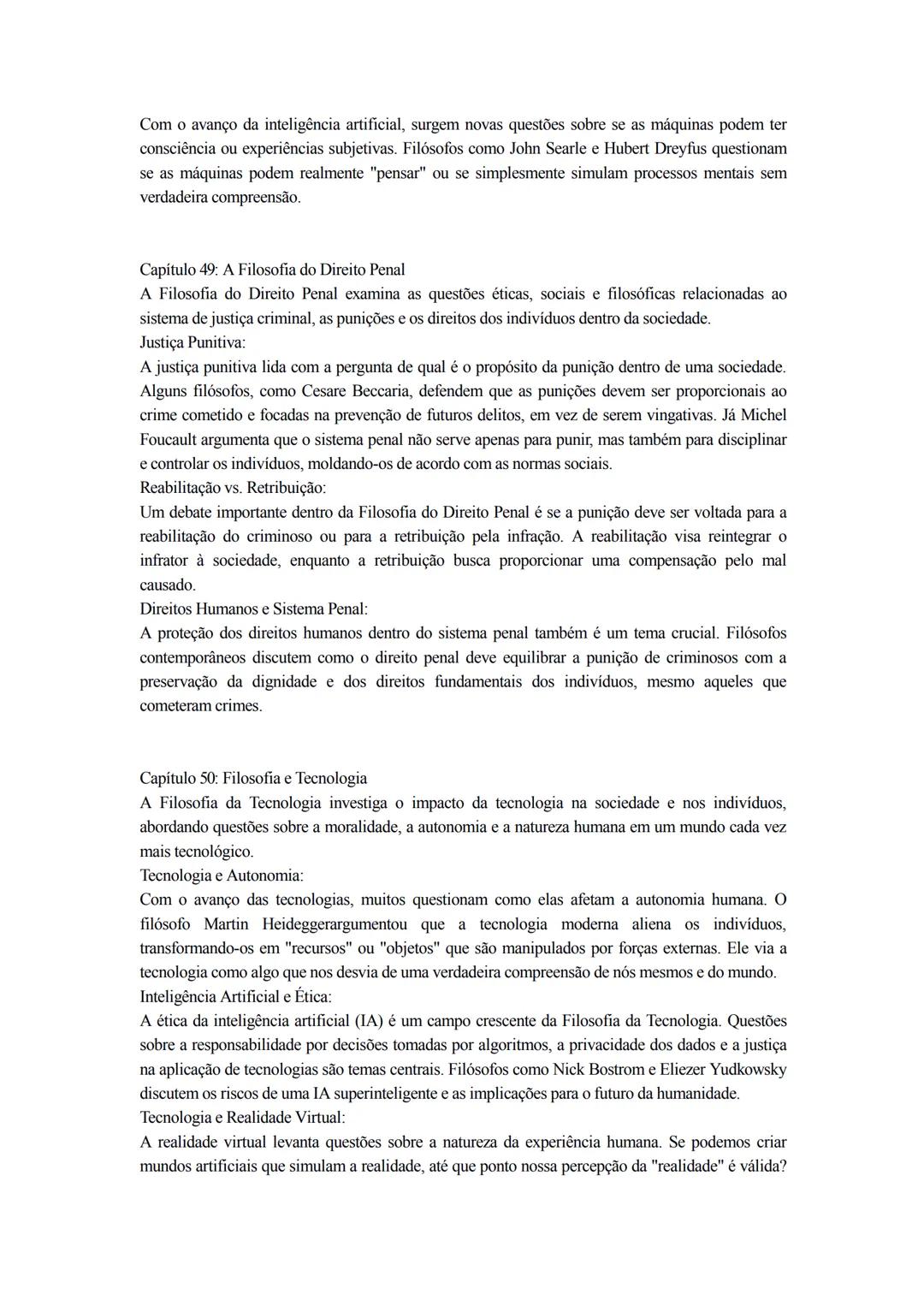 # Resumo Detalhado de Filosofia 10.° Ano
Capítulo 1: O que é a Filosofia
A Filosofia é uma forma especial de pensar. Não se limita a aceit