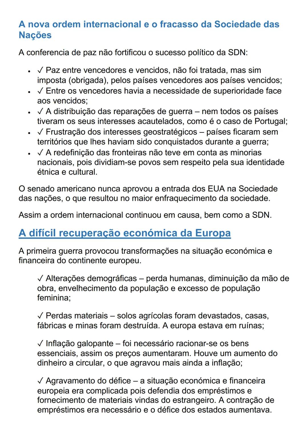 # AS TRANSFORMAÇÕES DAS PRIMEIRAS
# DÉCADAS DO SÉCULO XX
Um novo equilíbrio global
Assinatura do armistício pela Alemanha a 11 de novembro
