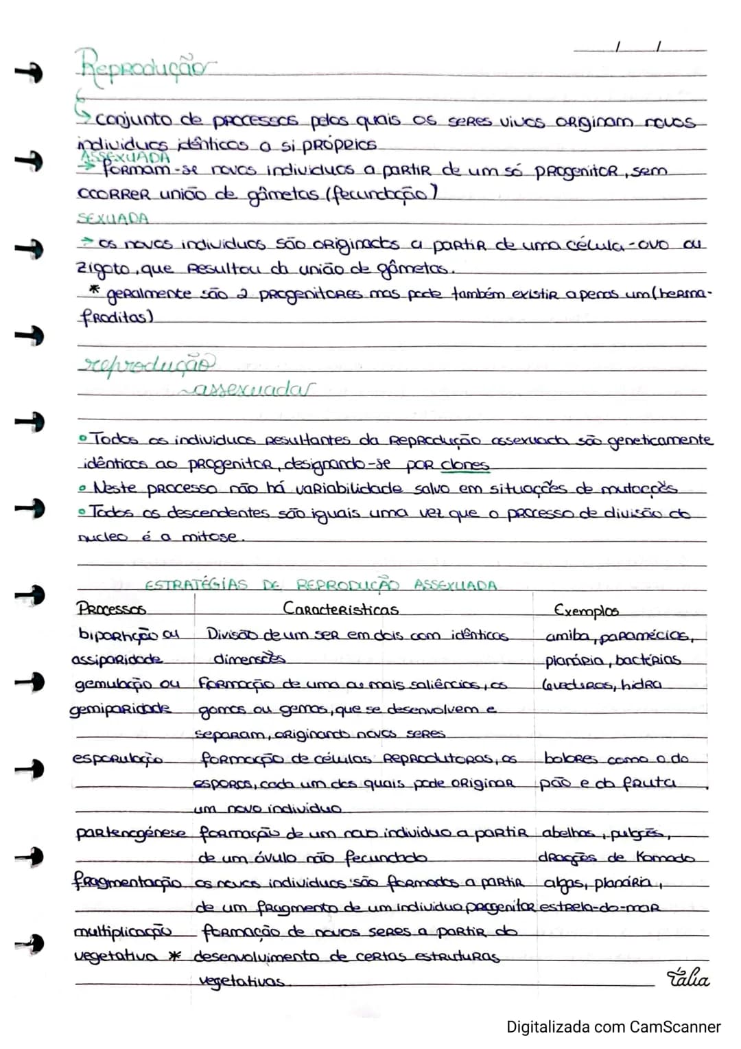 Resumos de Biologia 11° ano – página 11