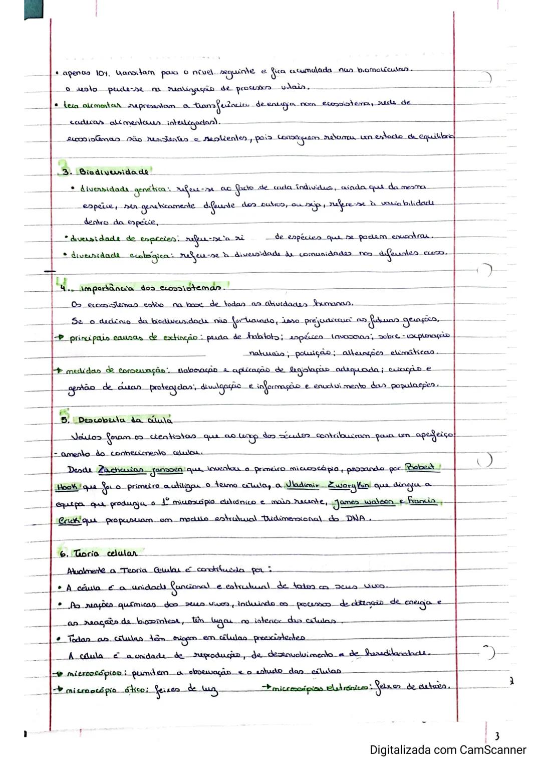 # BIOLOGIA
1. Hierarquia biologica
A organização bidógica, ocorre de forma hiéruquica, geralmente pelos 12 niveis, inicia se
no nivel mis b