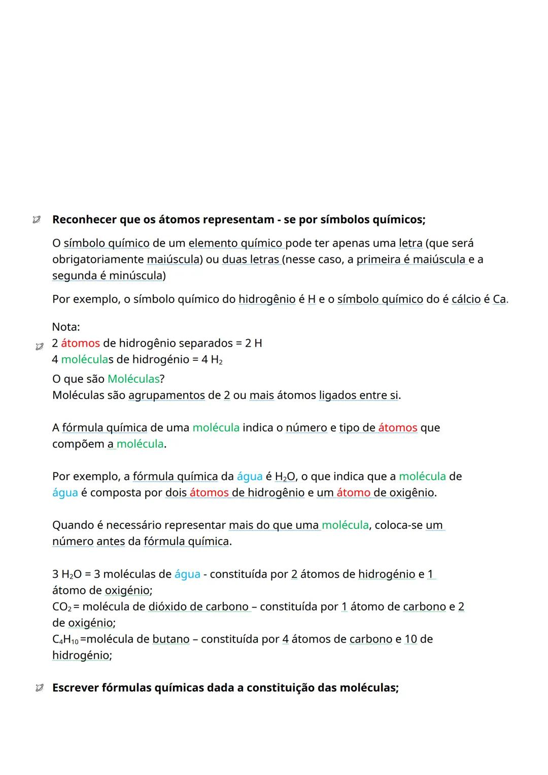 # Objetivos de Físico-Química
✓ Reconhecer o que diz a teoria corpuscular da matéria;
✓ Toda a matéria é construída por pequenos corpúscul
