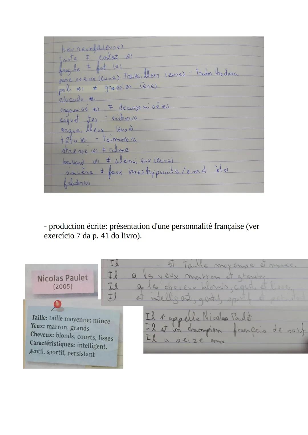 # Objetivos de Francês
- les verbes: avoir; être; s'appeler et du type "habiter";
PRESENTE DO INDICATIVO
| s'appeler (chamar-se) | être (s
