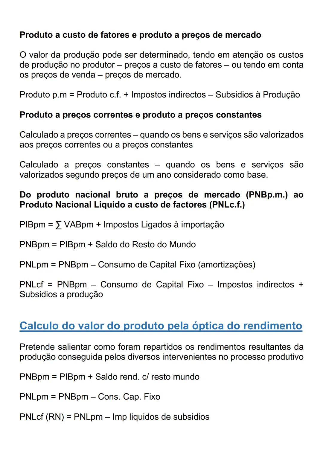 # A CONTABLIDADE NACIONAL
## Noção de Contabilidade Nacional
Contabilidade nacional - Conjunto de operações que se executam no
sentido de
