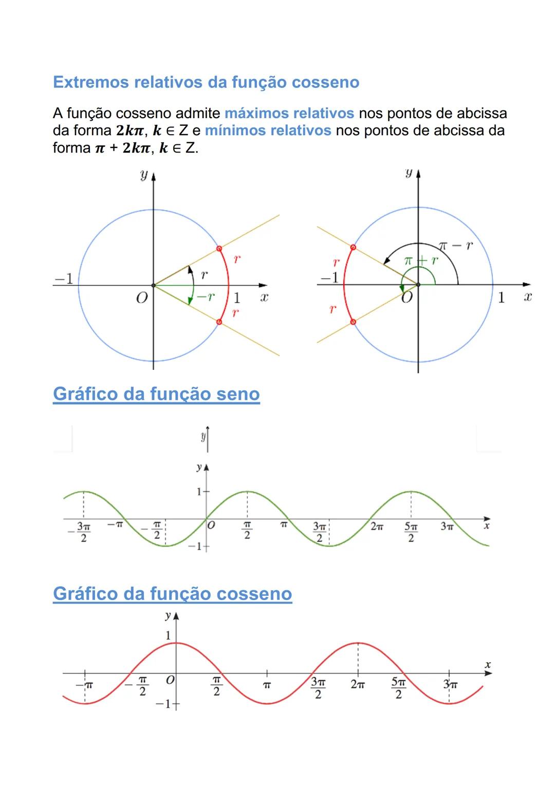 # TRIGNOMETRIA E FUNÇÕES
TRIGNOMÉTRICAS
Extensão da trigonometria a ângulos retos e
obtusos e resolução de triângulos
Razões trigonométric