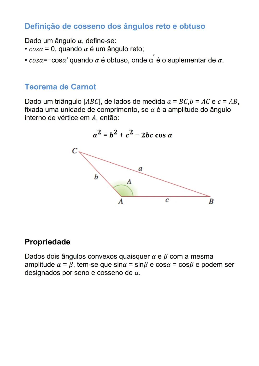 # TRIGNOMETRIA E FUNÇÕES
TRIGNOMÉTRICAS
Extensão da trigonometria a ângulos retos e
obtusos e resolução de triângulos
Razões trigonométric
