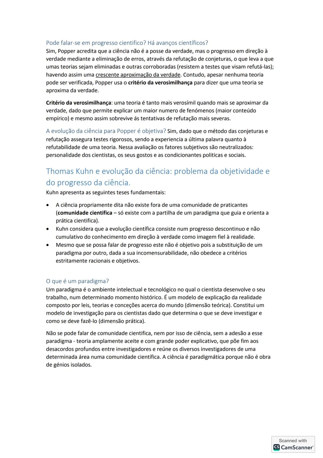 # O Conhecimento Científico
Características gerais do conhecimento vulgar ou do senso
comum.
O conhecimento vulgar não é metódico; as suas