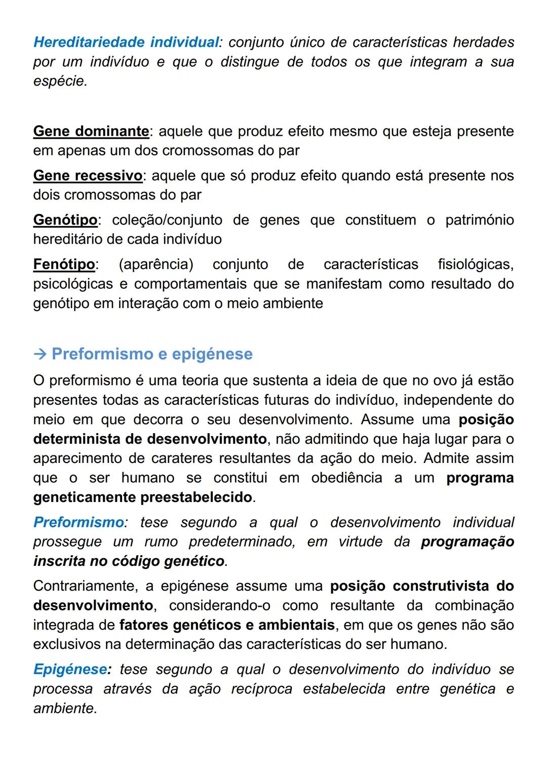 # GENÉTICA
Agentes responsáveis pela transmissão genética
Hereditariedade: conjunto de processos biológicos que presidem à
transmissão das