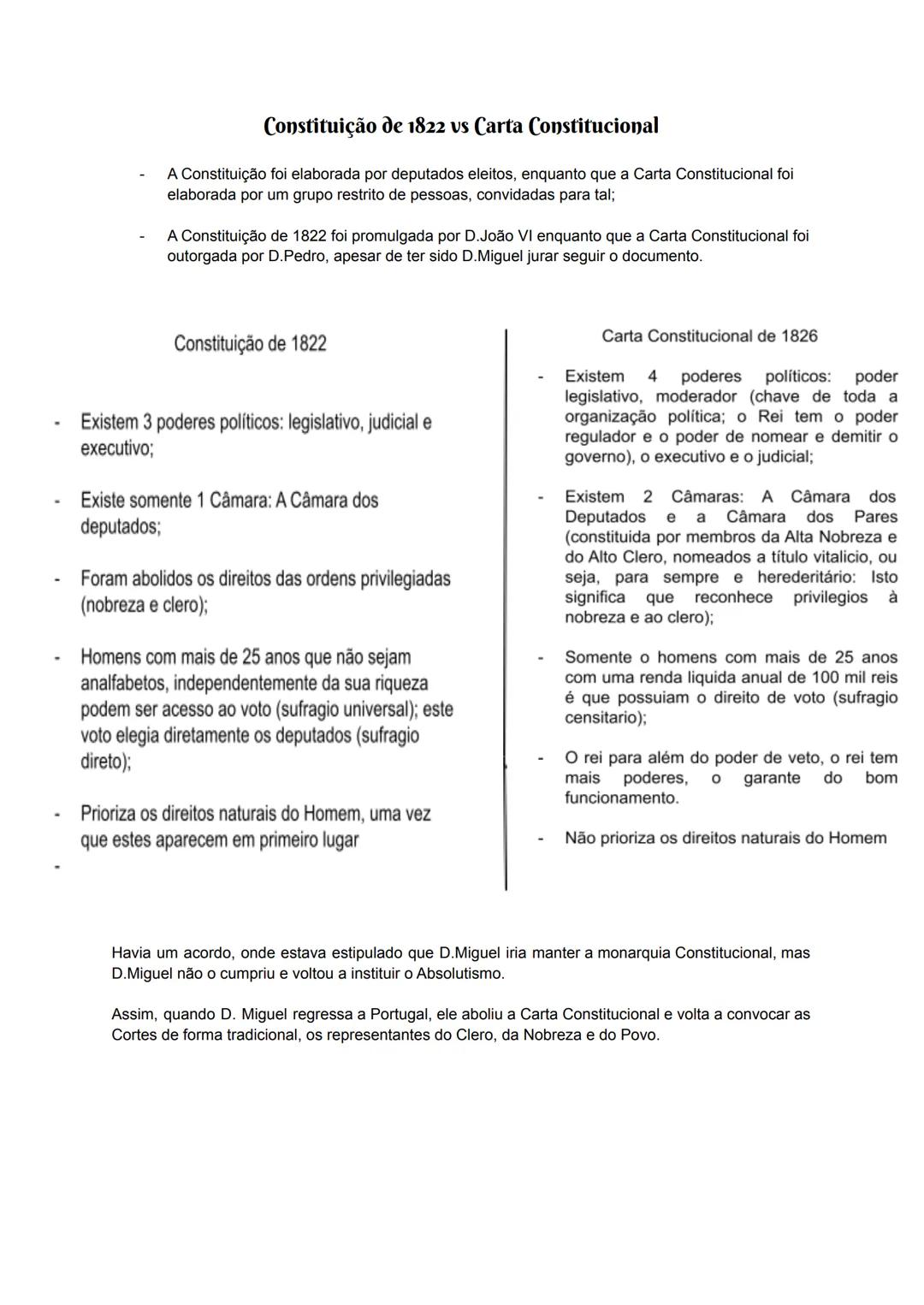 # A Revolução de 1820- A implementação do
Liberalismo em Portugal
A rebelião em marcha:
Aproveitando a ausência de Beresford que se encont