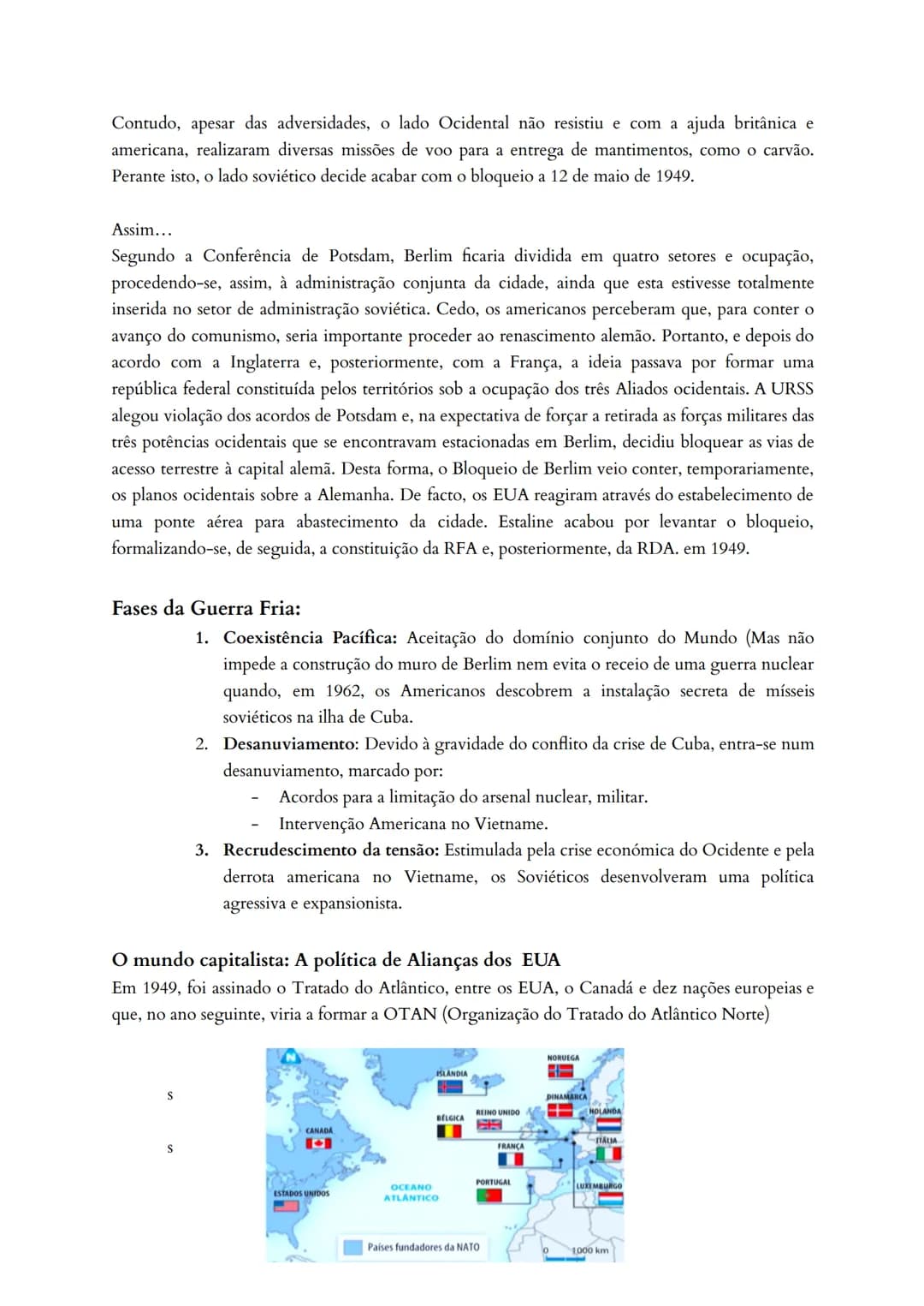 # Da 2ª Guerra Mundial à Guerra fria
Nascimento e afirmação de um novo quadro geopolítico
Quando a 2ª Guerra Mundial termina, o equilíbrio