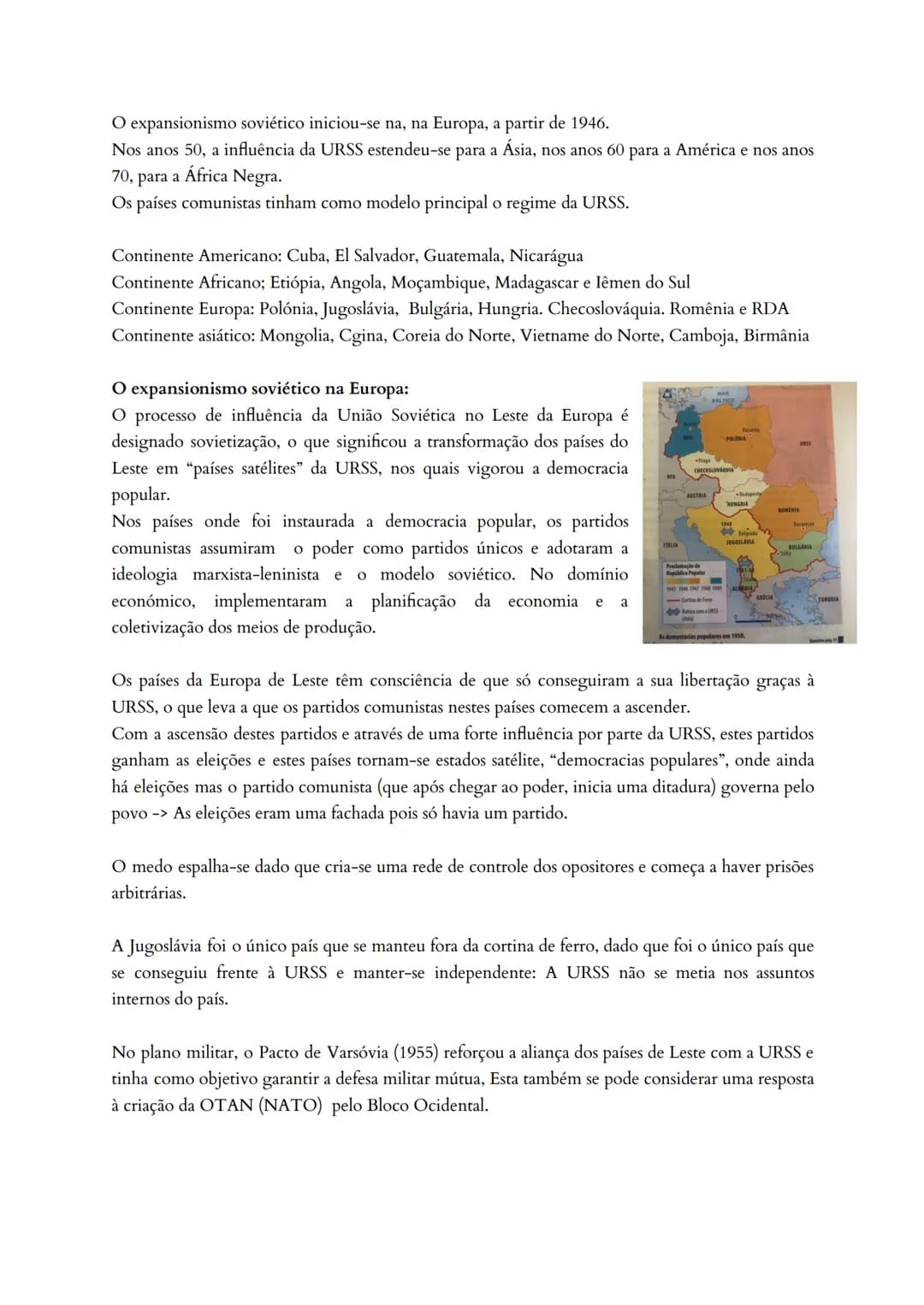 # Da 2ª Guerra Mundial à Guerra fria
Nascimento e afirmação de um novo quadro geopolítico
Quando a 2ª Guerra Mundial termina, o equilíbrio