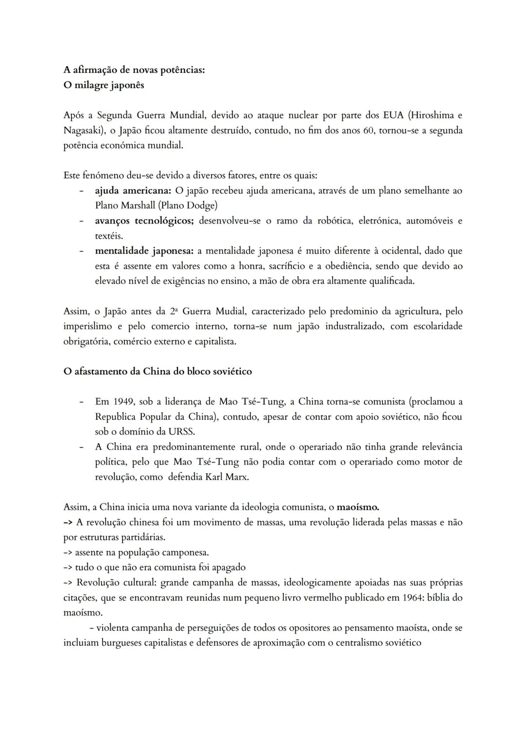 # Da 2ª Guerra Mundial à Guerra fria
Nascimento e afirmação de um novo quadro geopolítico
Quando a 2ª Guerra Mundial termina, o equilíbrio