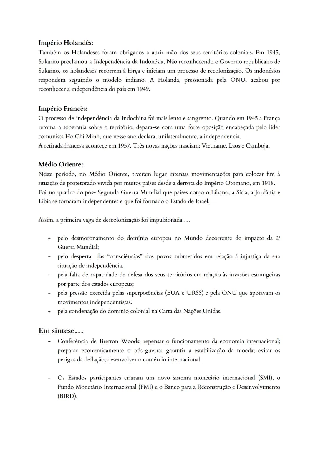 # Da 2ª Guerra Mundial à Guerra fria
Nascimento e afirmação de um novo quadro geopolítico
Quando a 2ª Guerra Mundial termina, o equilíbrio
