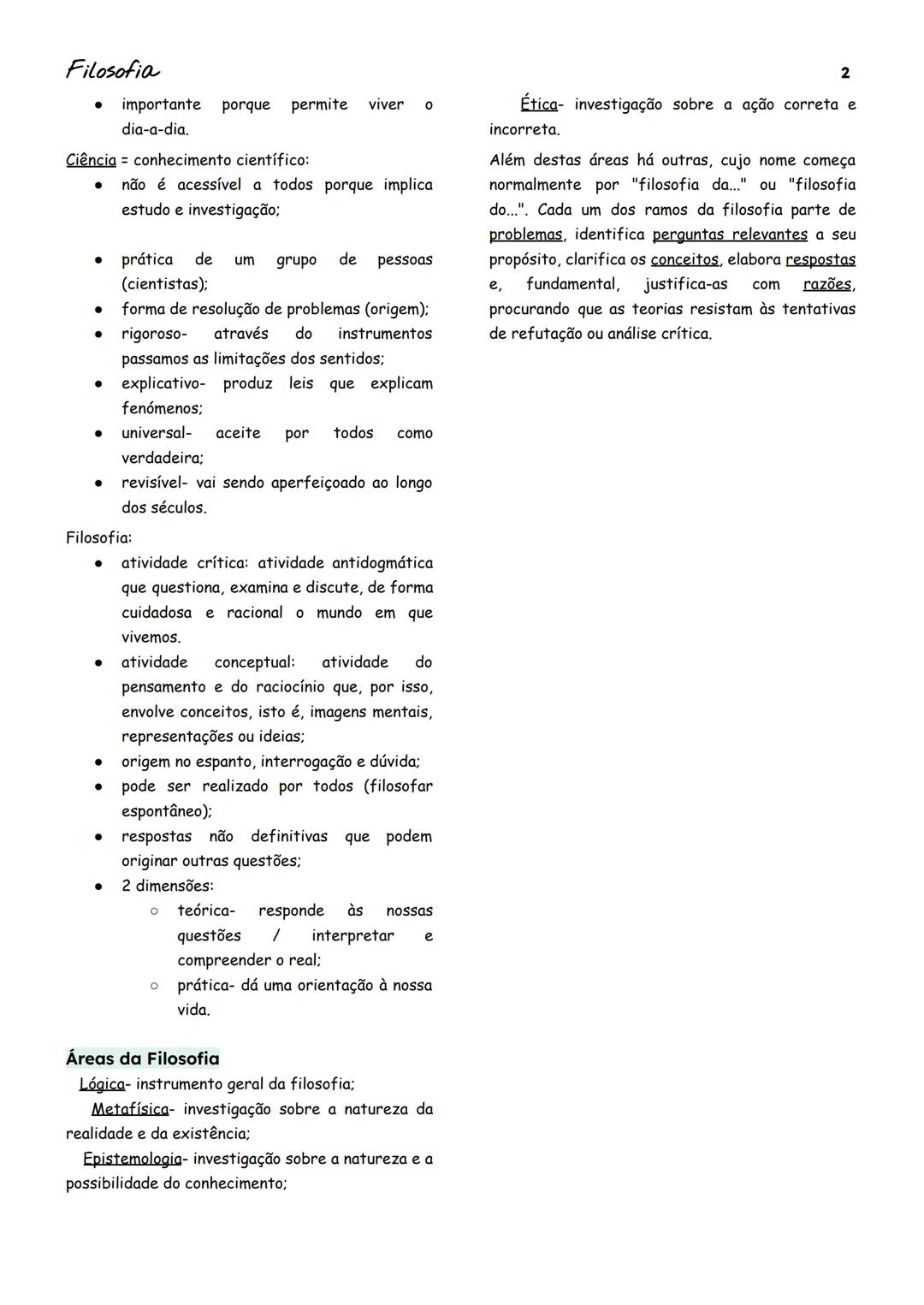 # Filosofia
Introdução à filosofia
# A Origem da Filosofia
A filosofia surgiu inicialmente na Grécia no início
do séc. VI a.C., quando sur