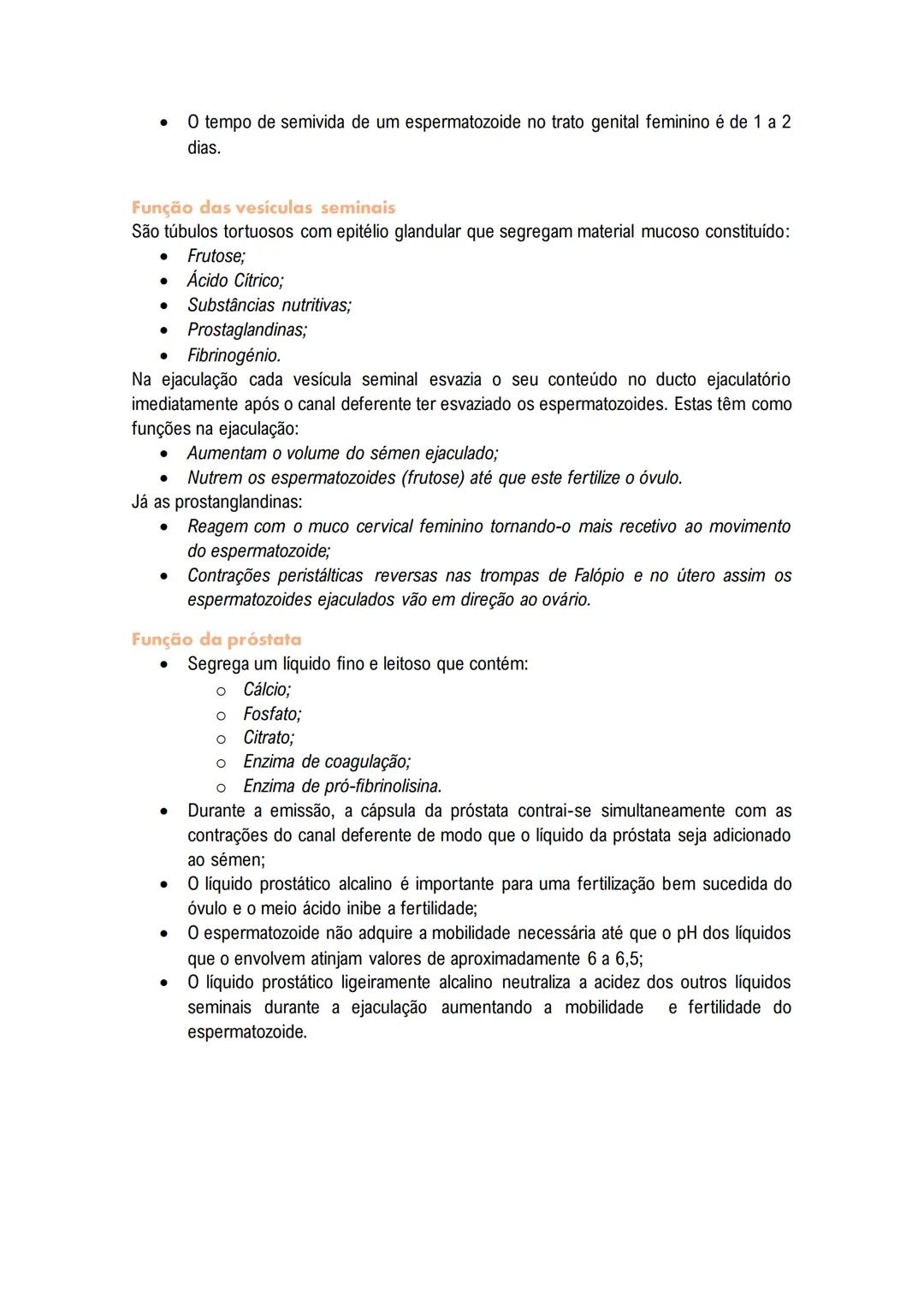 # Sistema Reprodutor
MASCULINO
O sistema reprodutor masculino tem componentes no abdómen, pelve e períneo.
As funções reprodutivas masculin