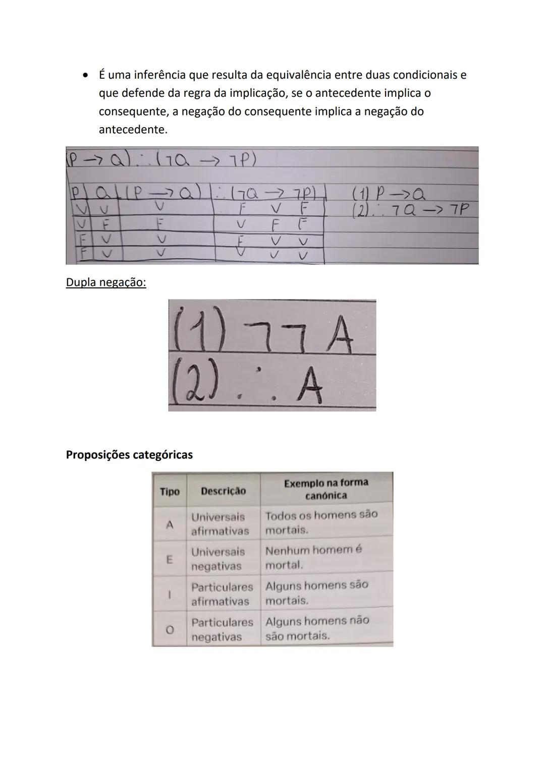 Filosofia (10ºano)
Lógica formal - Argumentos dedutivos
• É a disciplina que trata da inferência correta.
• Tradicionalmente forma, isto