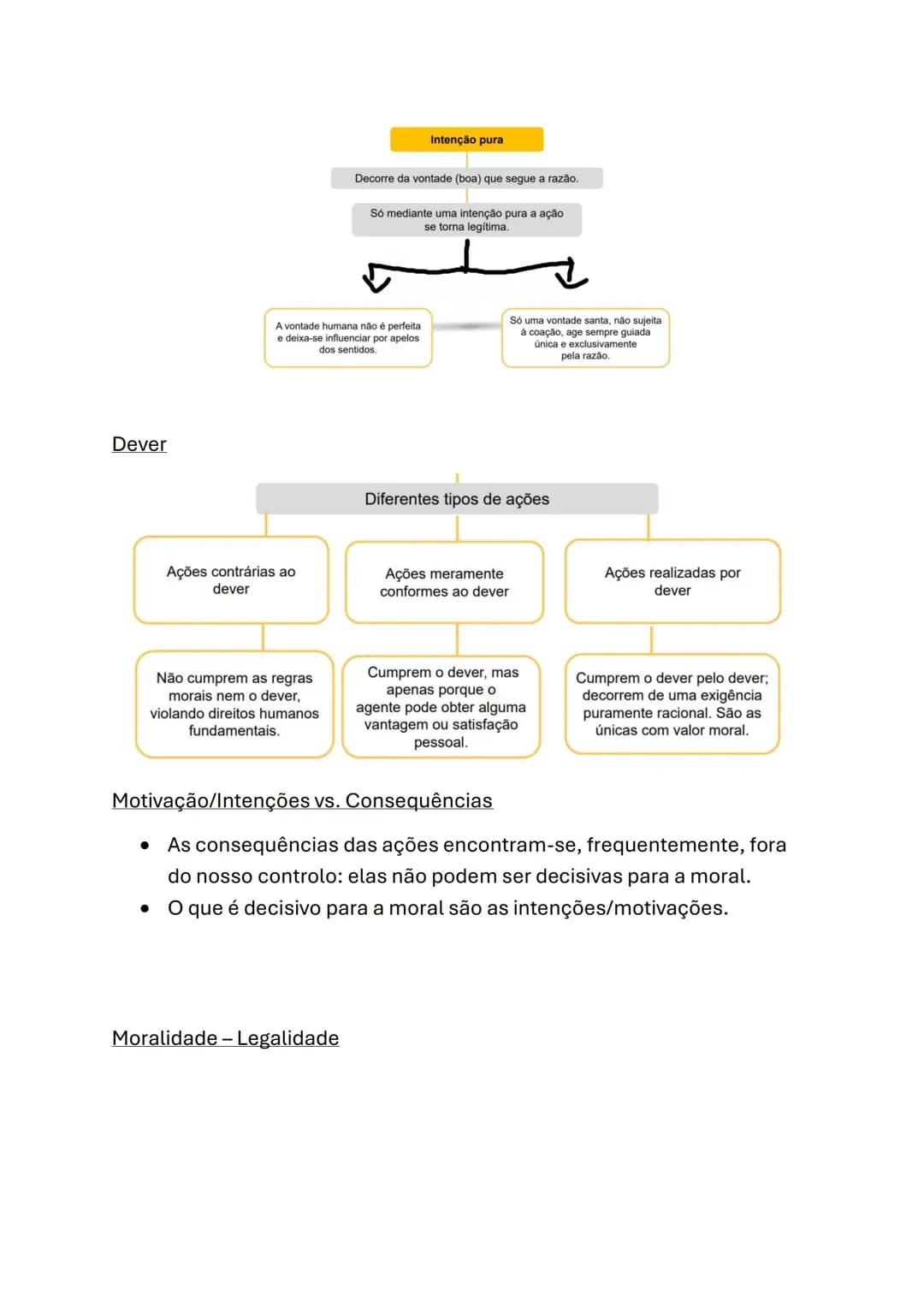 Filosofia (10°ano)
A fundamentação da moral: análise das duas teorias éticas
- A ética ou filosofia moral é a área da filosofia que se ded